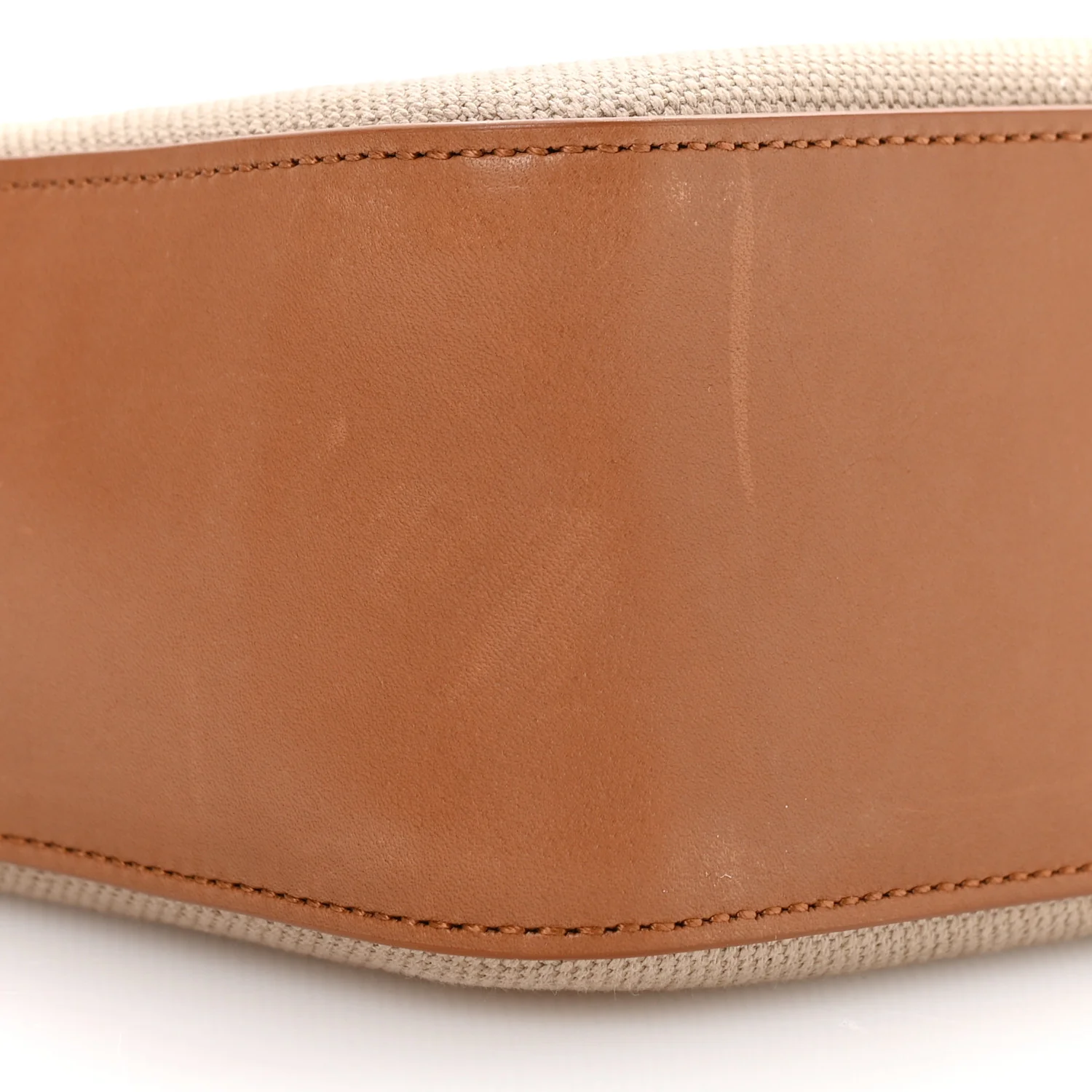Canvas Calfskin Small Bucket Bag  Desert Dust Brick - Image 10