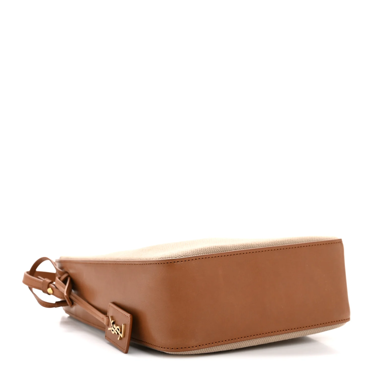 Canvas Calfskin Small Bucket Bag Desert Dust Brick - Image 4