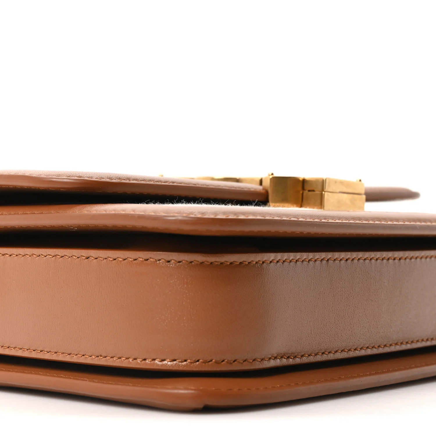 Canvas Calfskin Small Solferino Satchel Beige Brick - Image 9