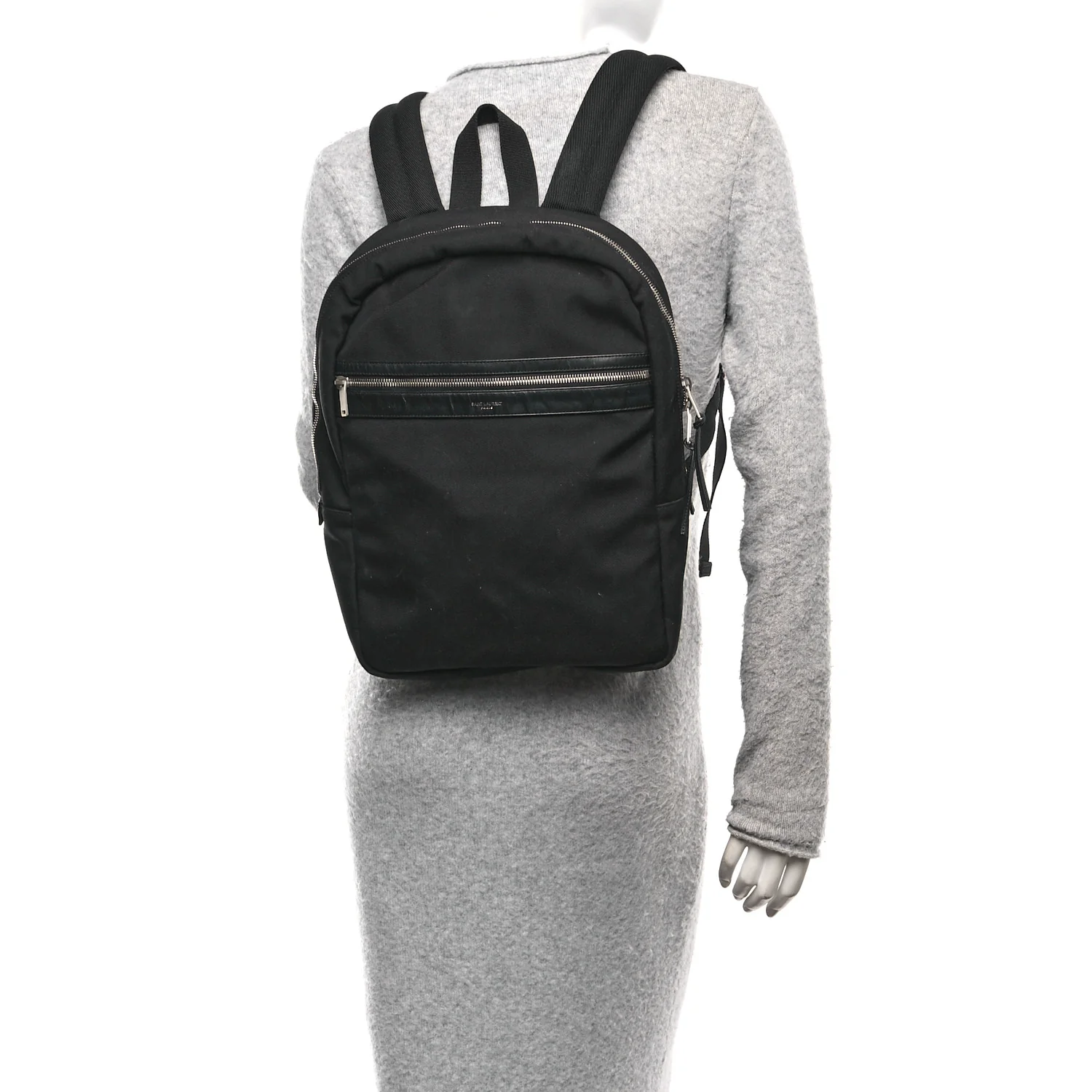 Canvas City Laptop Backpack Black - Image 2