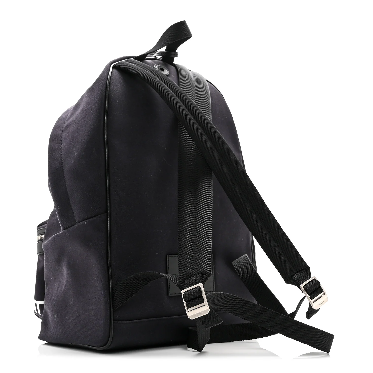 Canvas Logo City Backpack Navy - Image 3