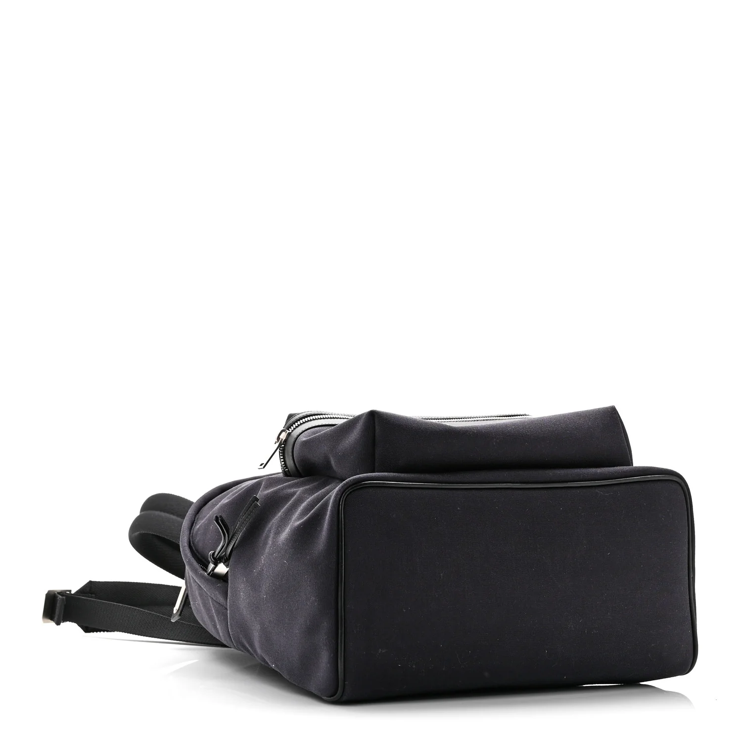 Canvas Logo City Backpack Navy - Image 4
