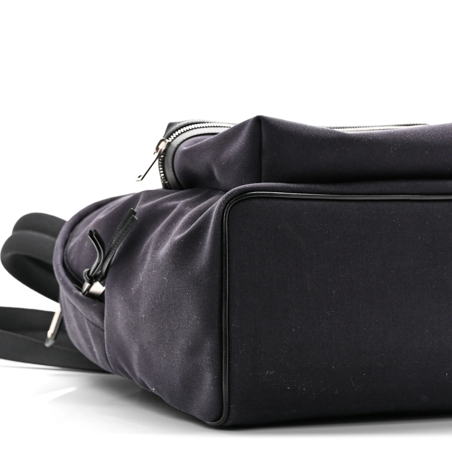 Canvas Logo City Backpack Navy - Image 8