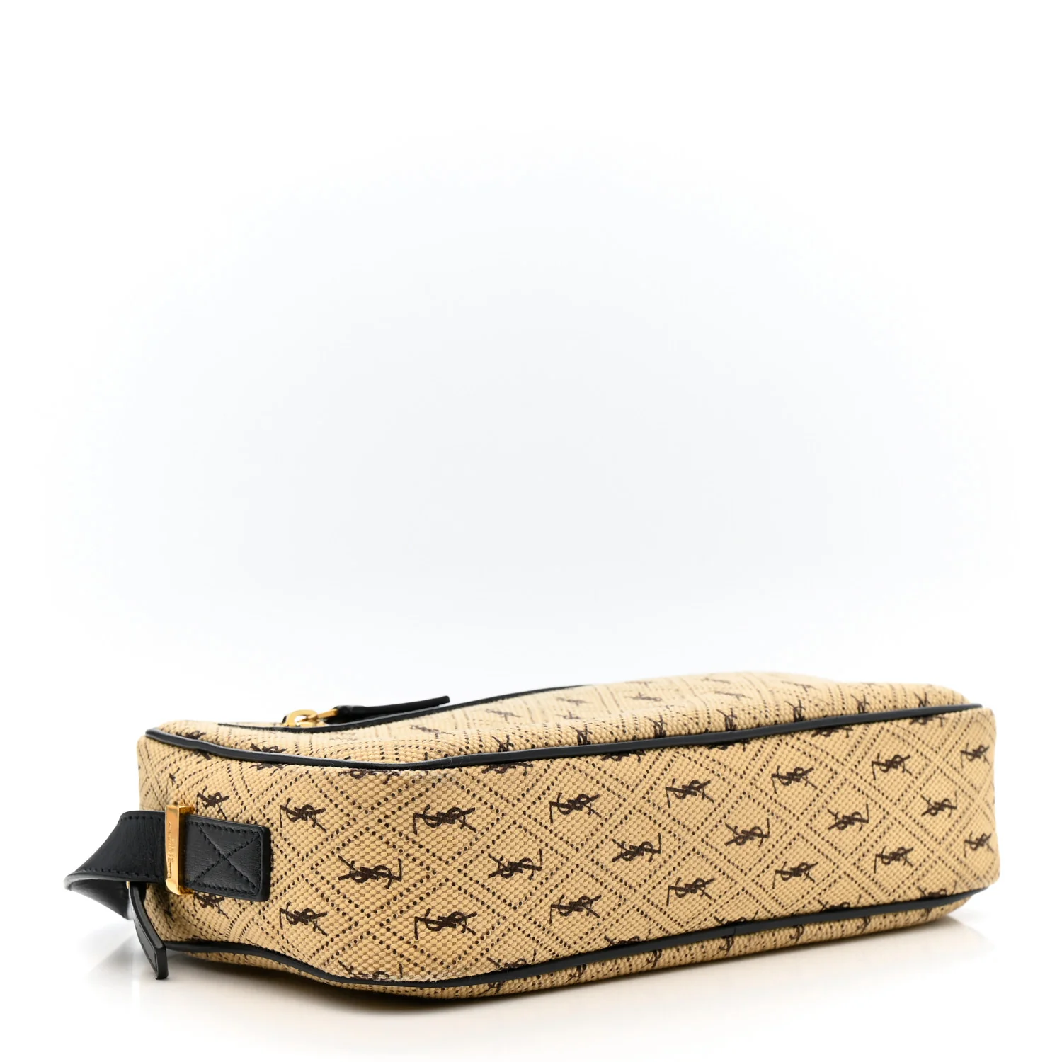 Canvas Monogram All Over Camera Bag Beige - Image 4