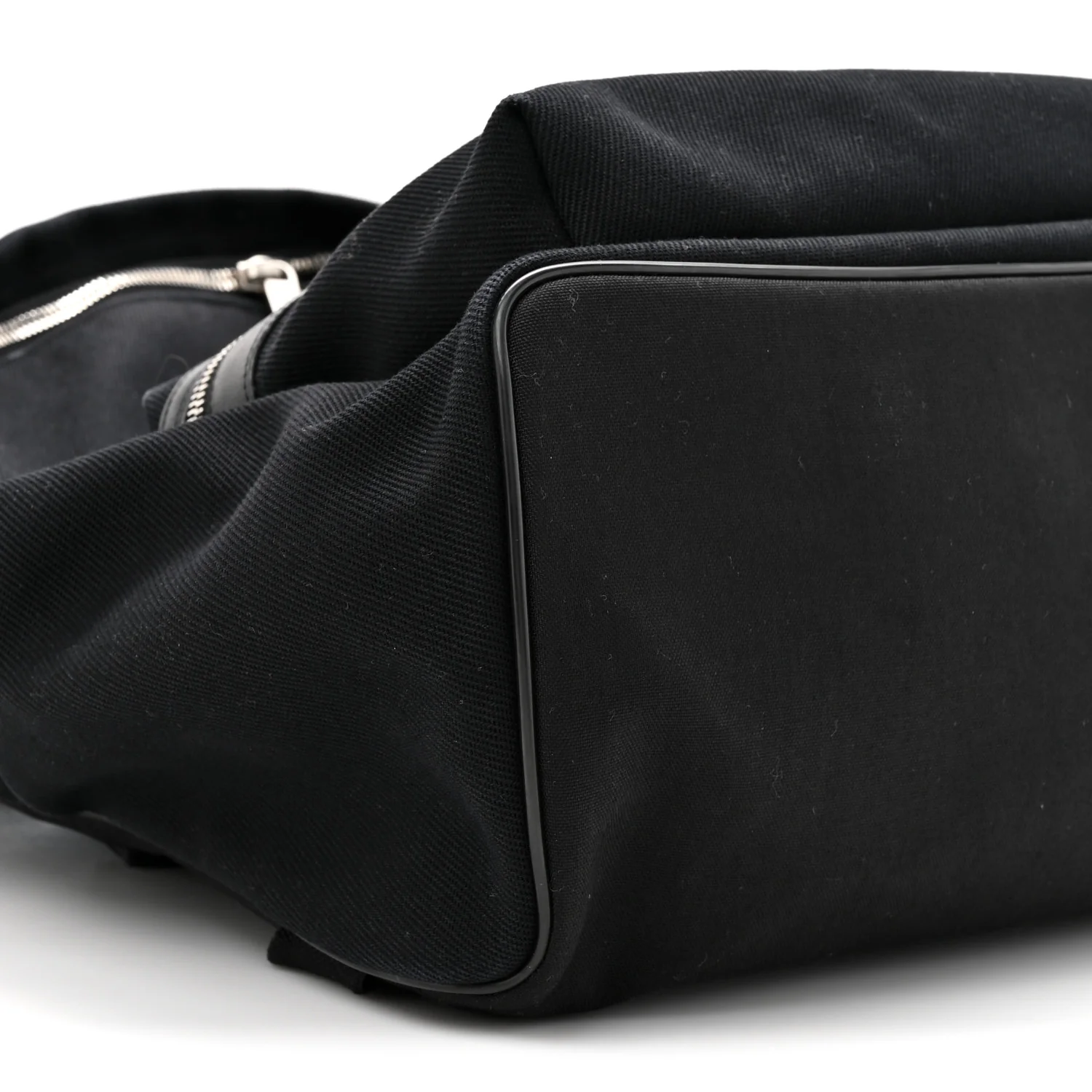 Canvas Signature Embroidered City Backpack Black - Image 10