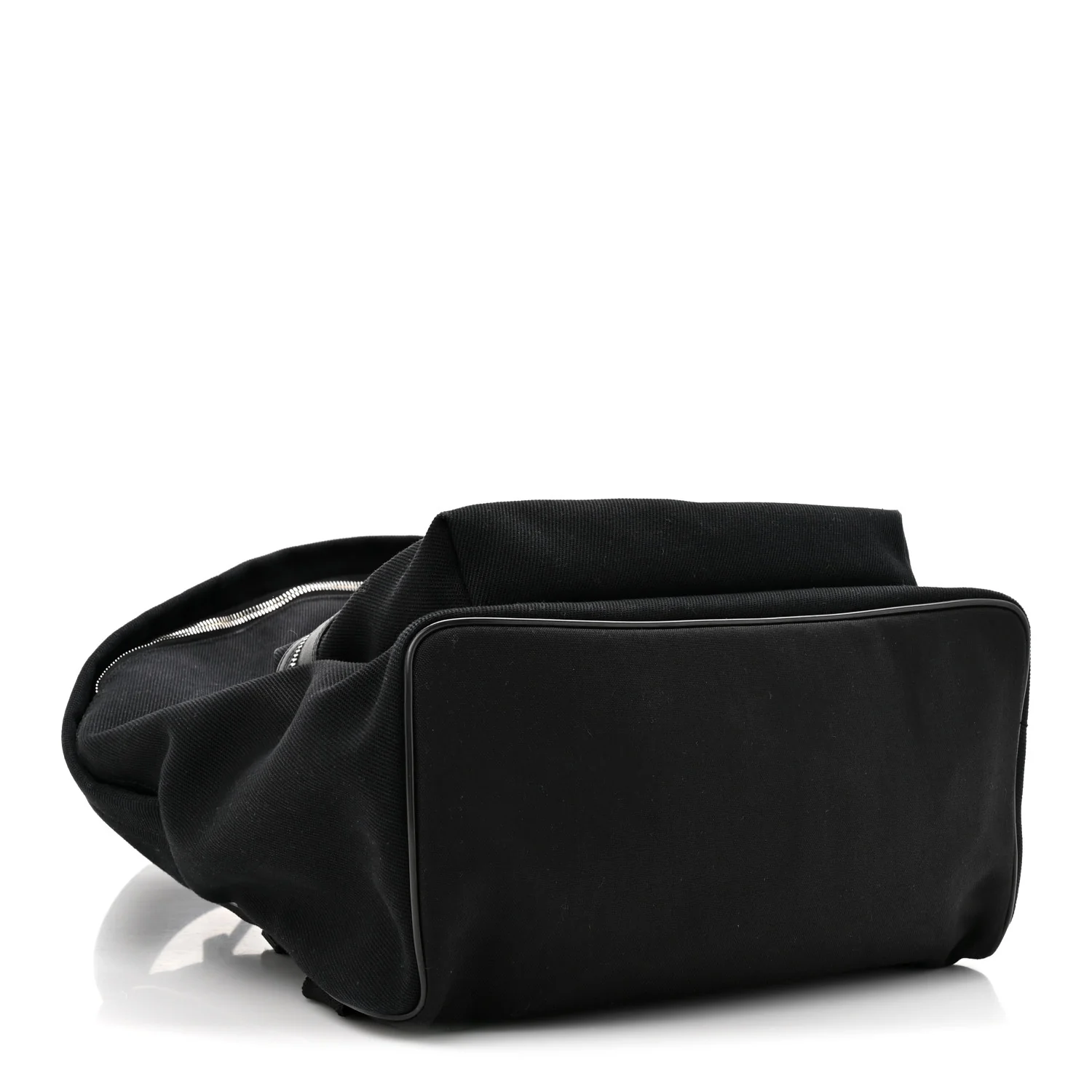 Canvas Signature Embroidered City Backpack Black - Image 4