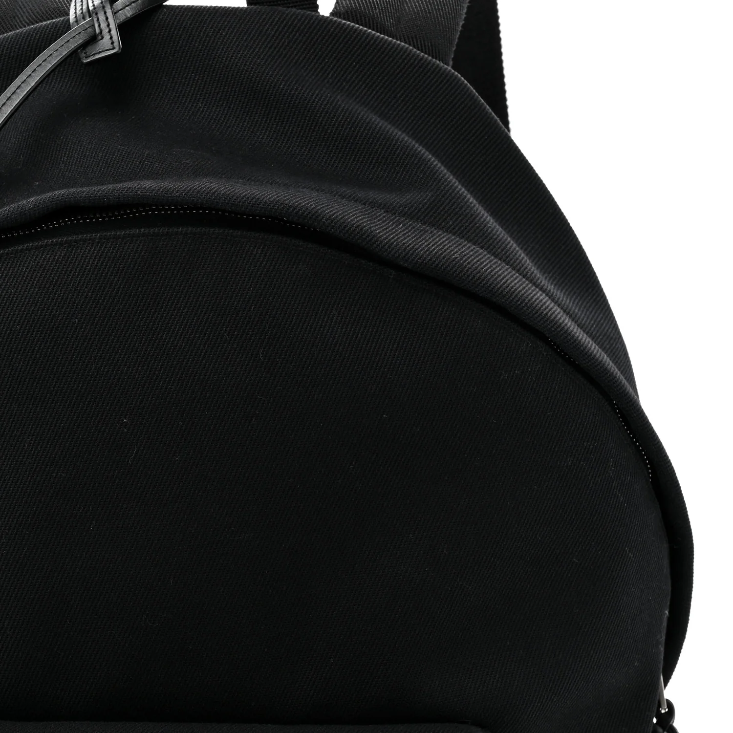 Canvas Signature Embroidered City Backpack Black - Image 8