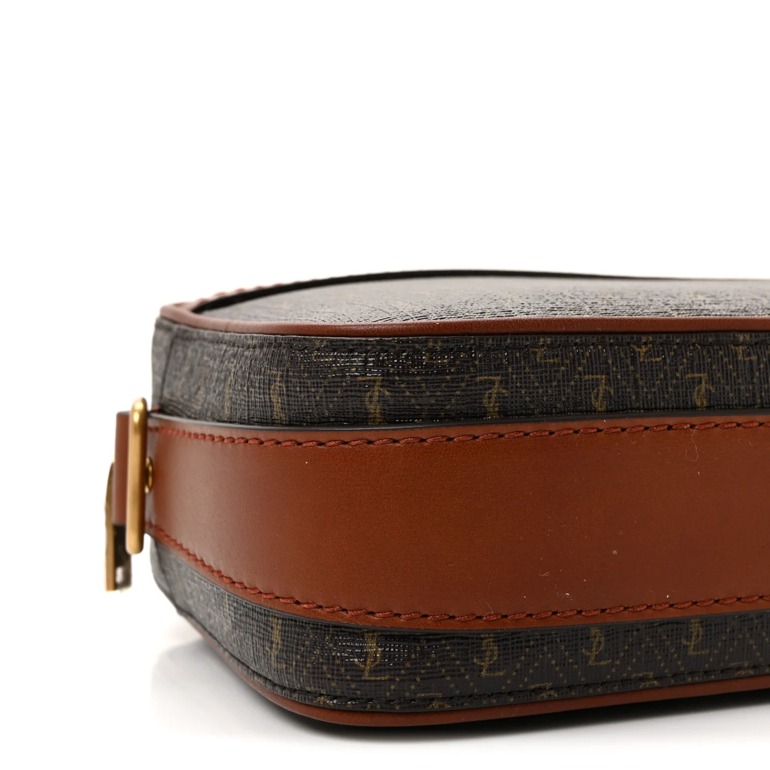Canvas Smooth Calfskin Le Monogramme Camera Bag Chestnut - Image 8