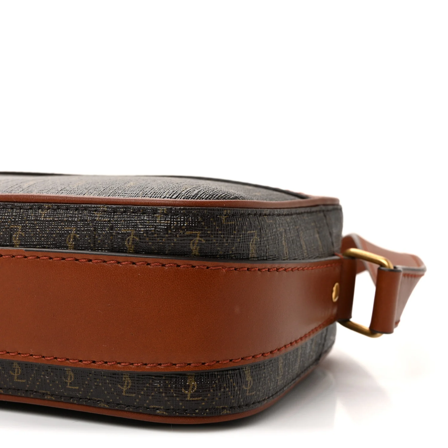 Canvas Smooth Calfskin Le Monogramme Camera Bag Chestnut - Image 9
