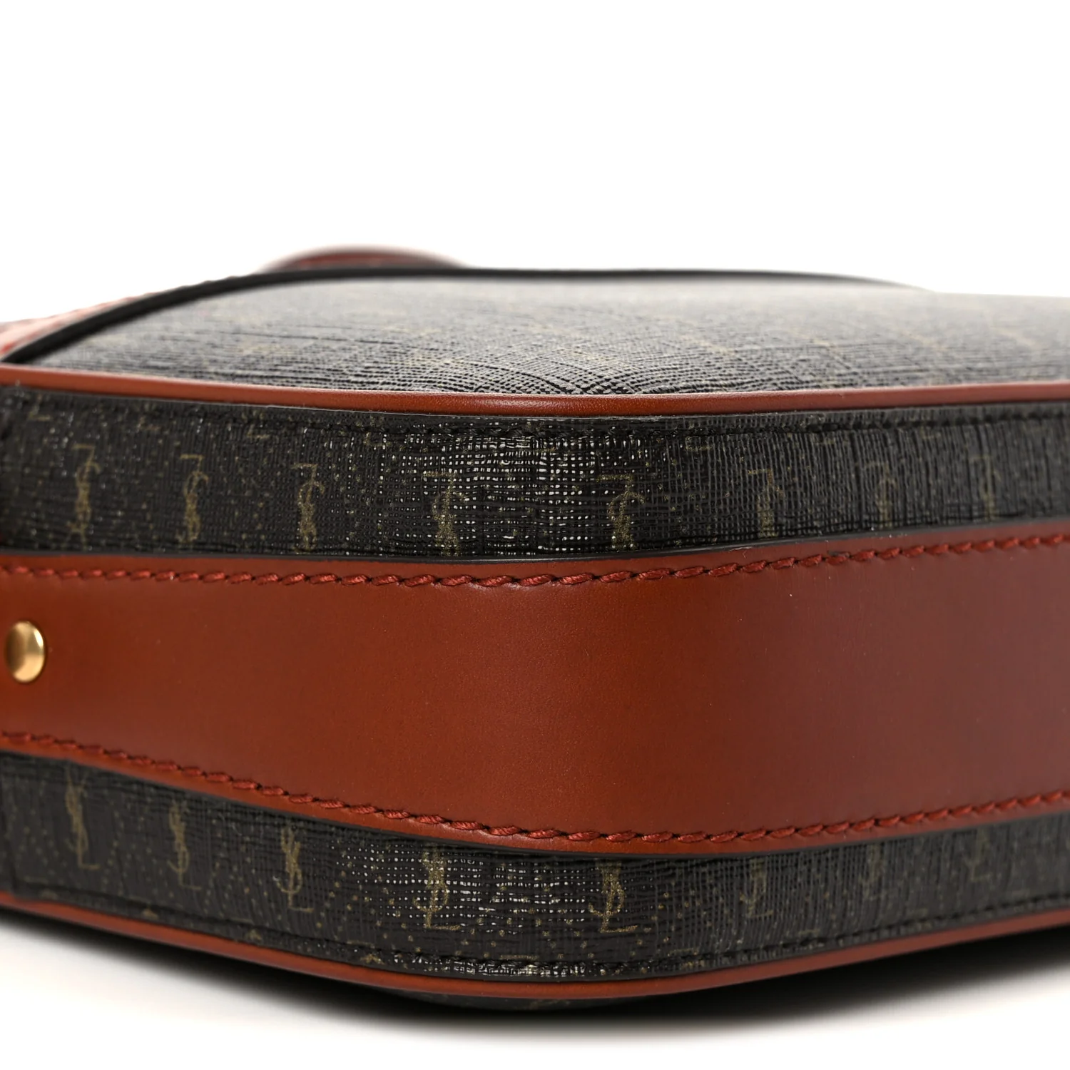 Canvas Smooth Calfskin Le Monogramme Camera Bag Chestnut - Image 10