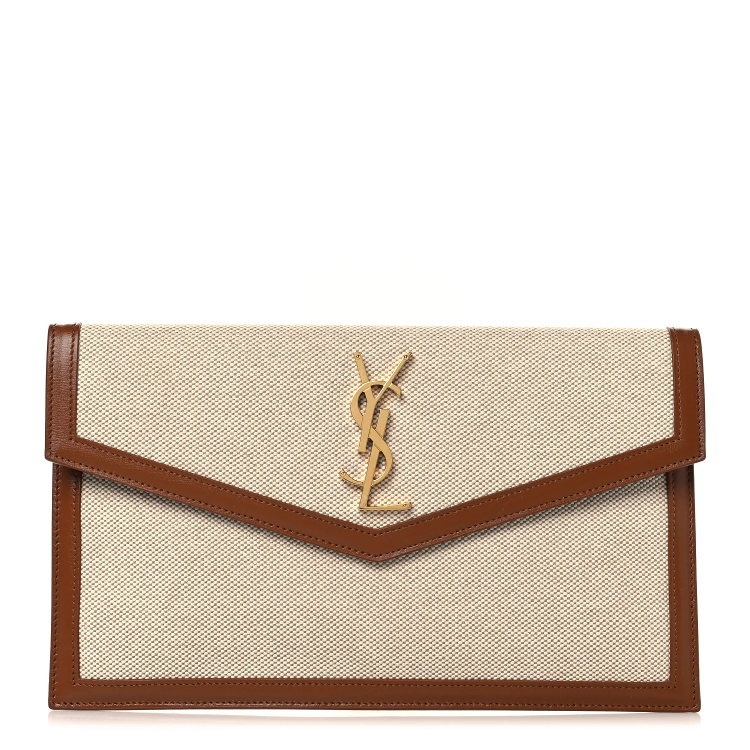 Canvas Uptown Pouch Natural Beige Brick