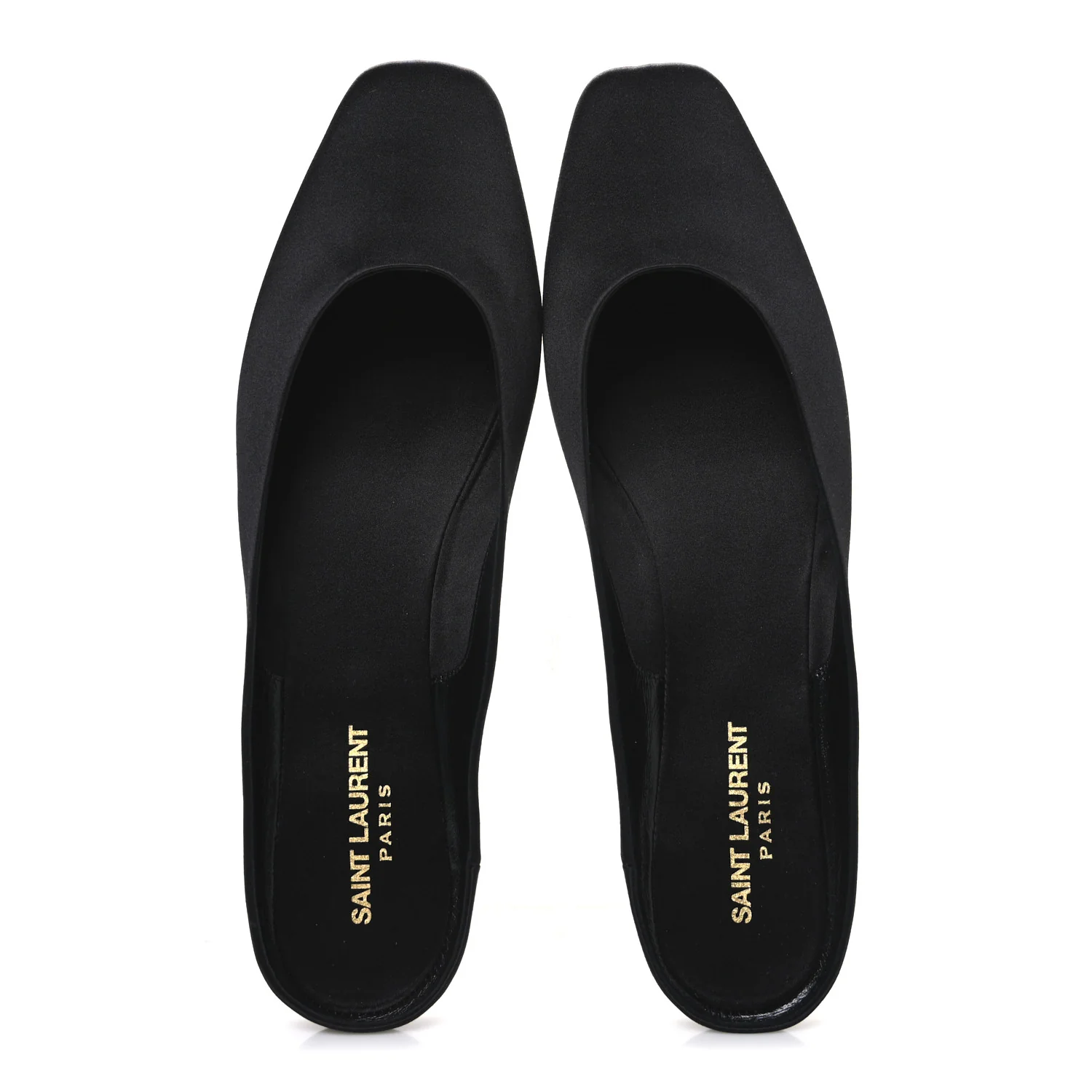 Crepe Satin Lido Slip On Mule 41.5 Black - Image 2