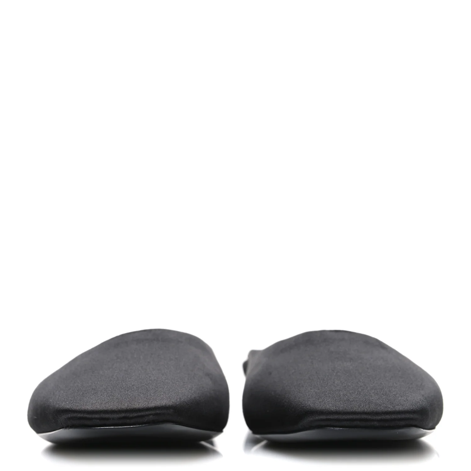 Crepe Satin Lido Slip On Mule 41.5 Black - Image 3
