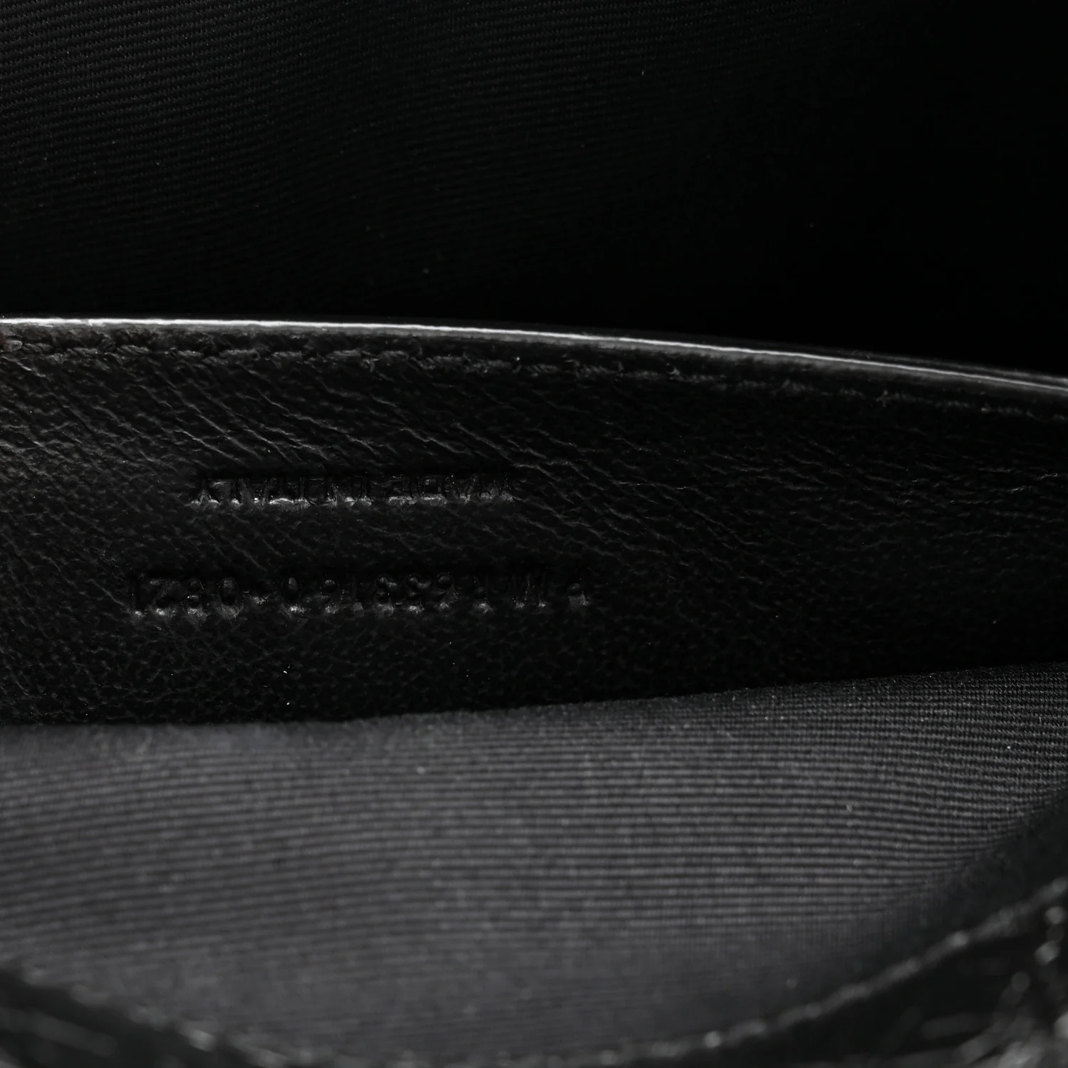 Crinkled Calfskin Matelasse Monogram Baby Niki Chain Satchel Black - Image 13