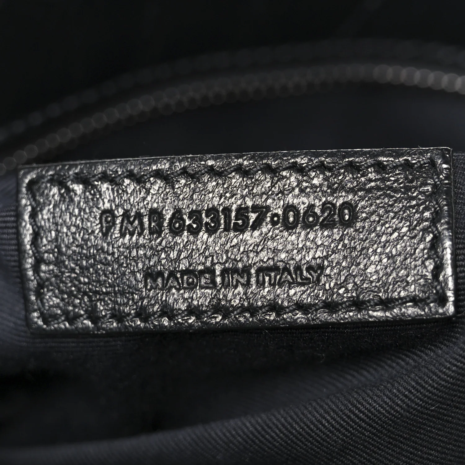 Crinkled Calfskin Matelasse Monogram Large Niki Chain Satchel Black - Image 8