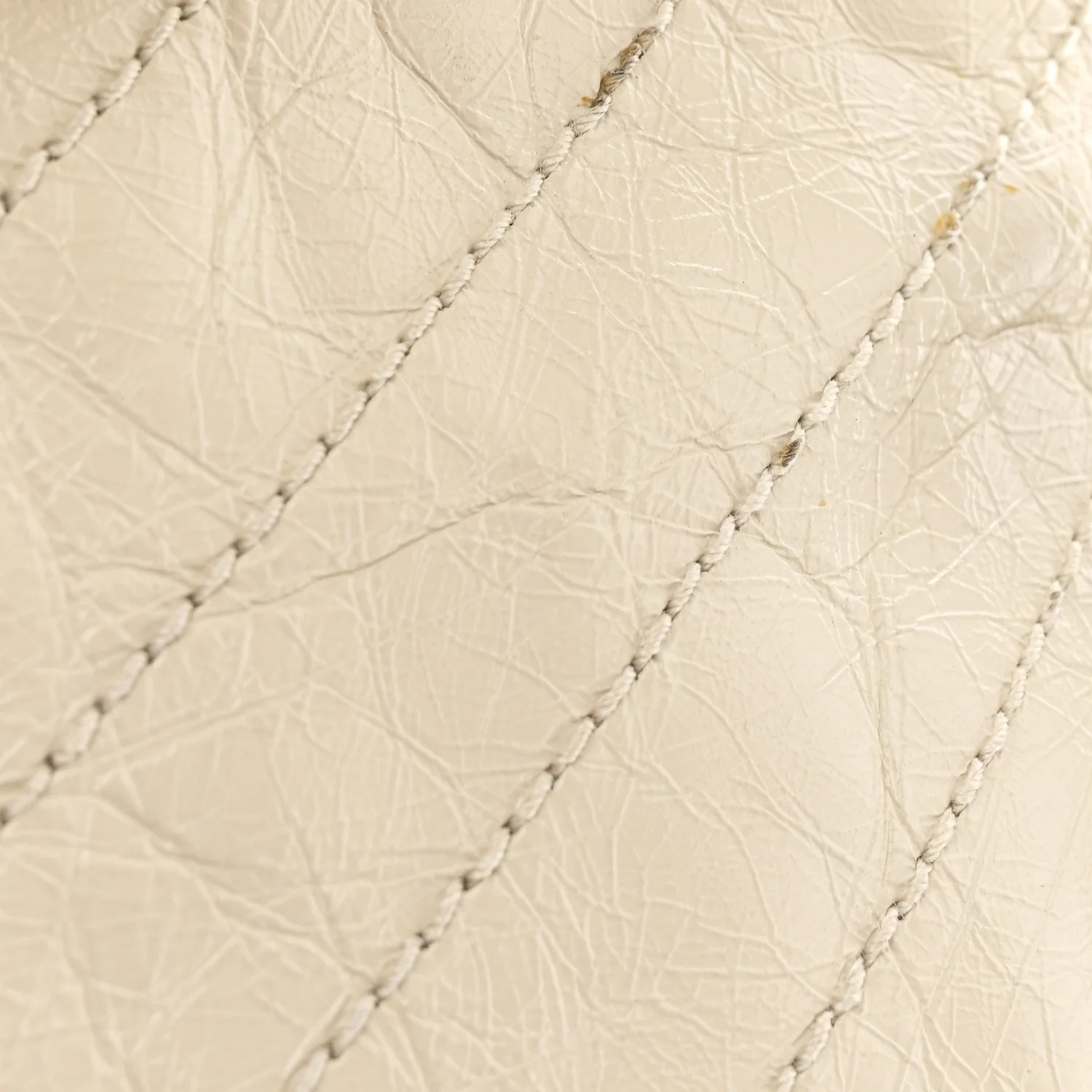 Crinkled Calfskin Matelasse Monogram Large Niki Shopper Tote Cream Soft - Image 11