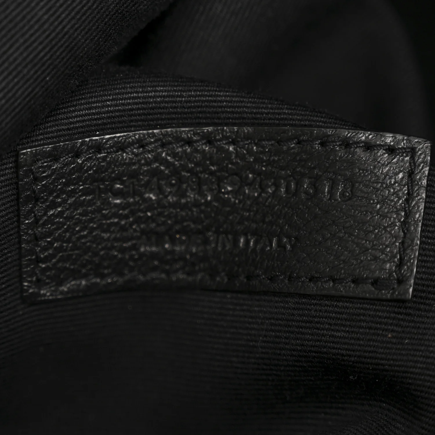 Crinkled Calfskin Matelasse Monogram Medium Niki Chain Satchel Black - Image 7
