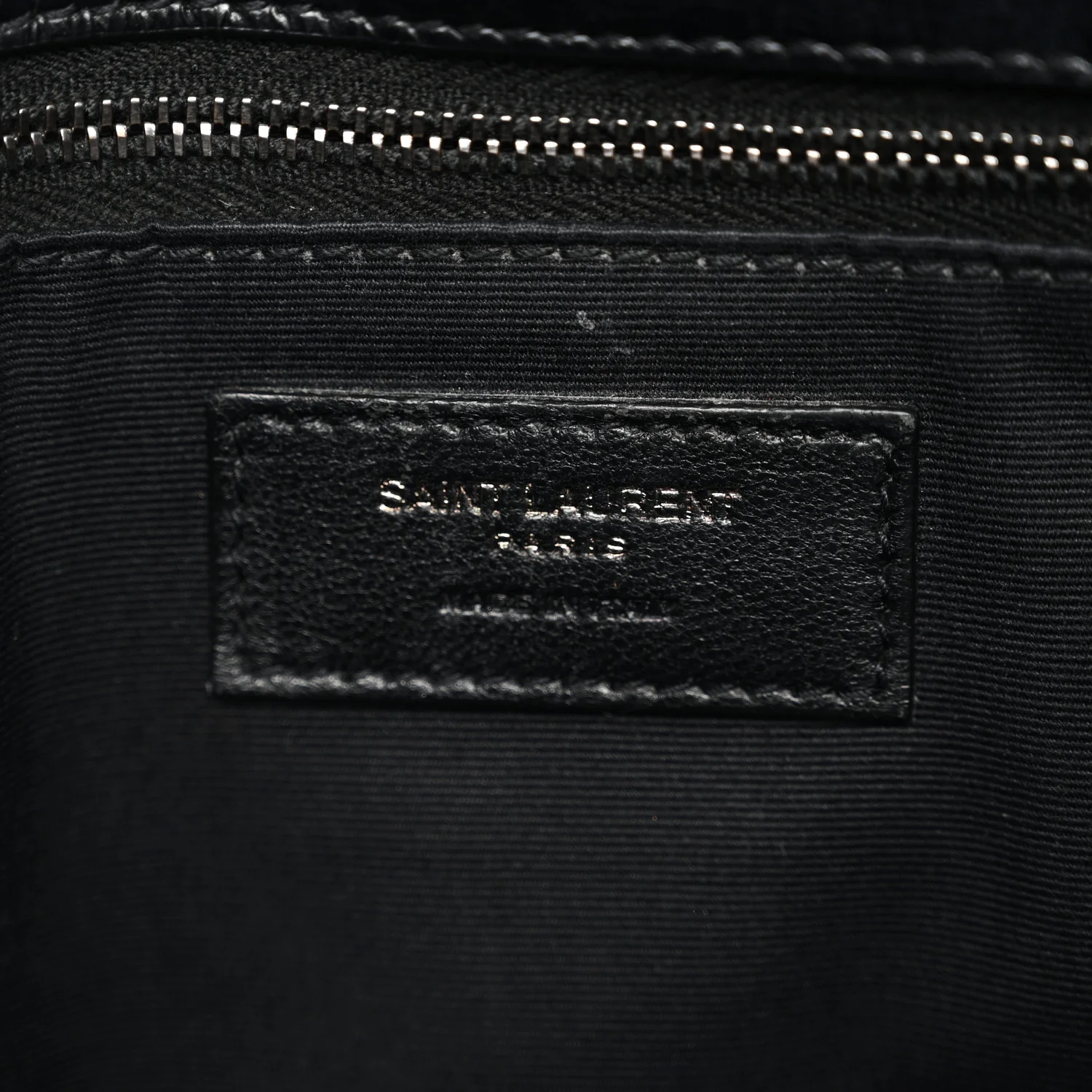Crinkled Calfskin Matelasse Monogram Medium Niki Chain Satchel Black - Image 8