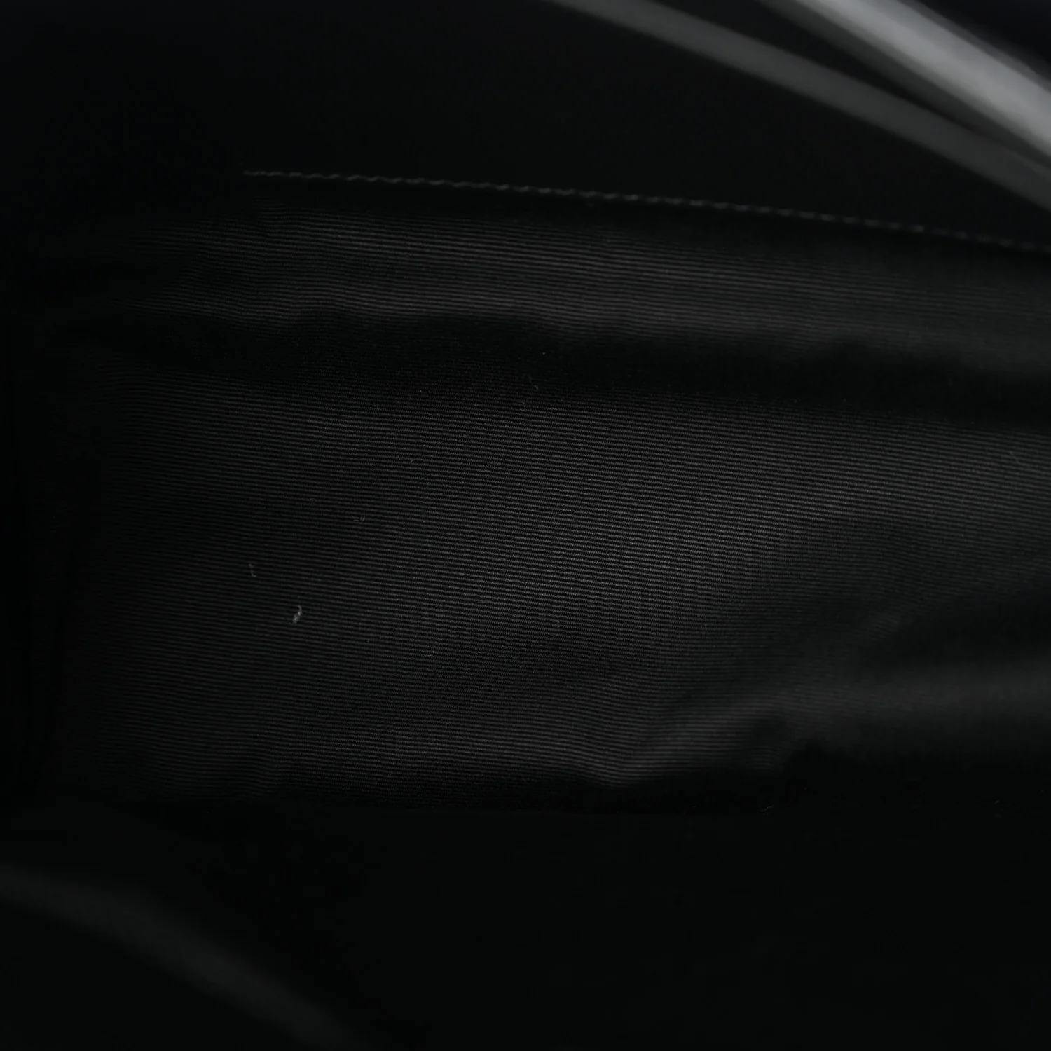 Crinkled Calfskin Matelasse Monogram Medium Niki Chain Satchel Black - Image 11