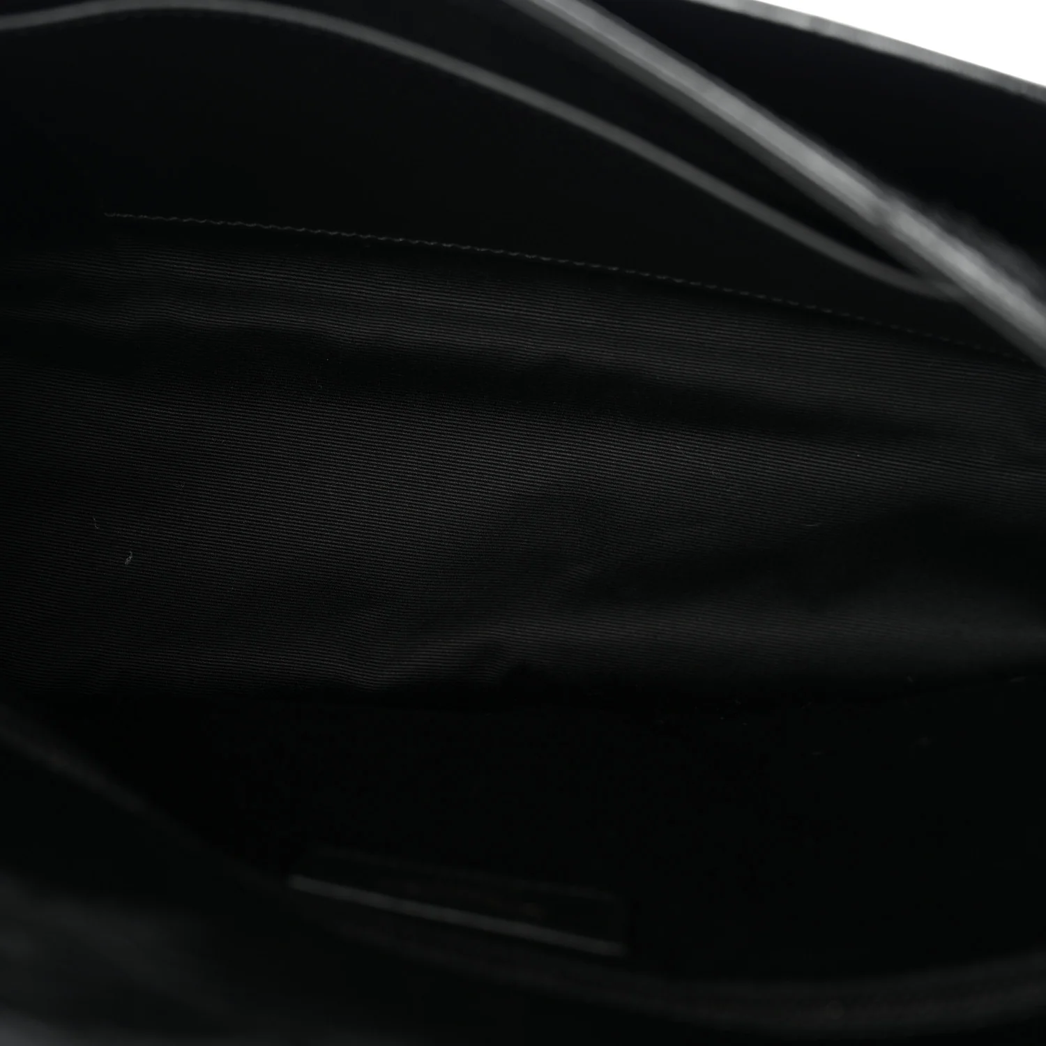 Crinkled Calfskin Matelasse Monogram Medium Niki Chain Satchel Black - Image 5