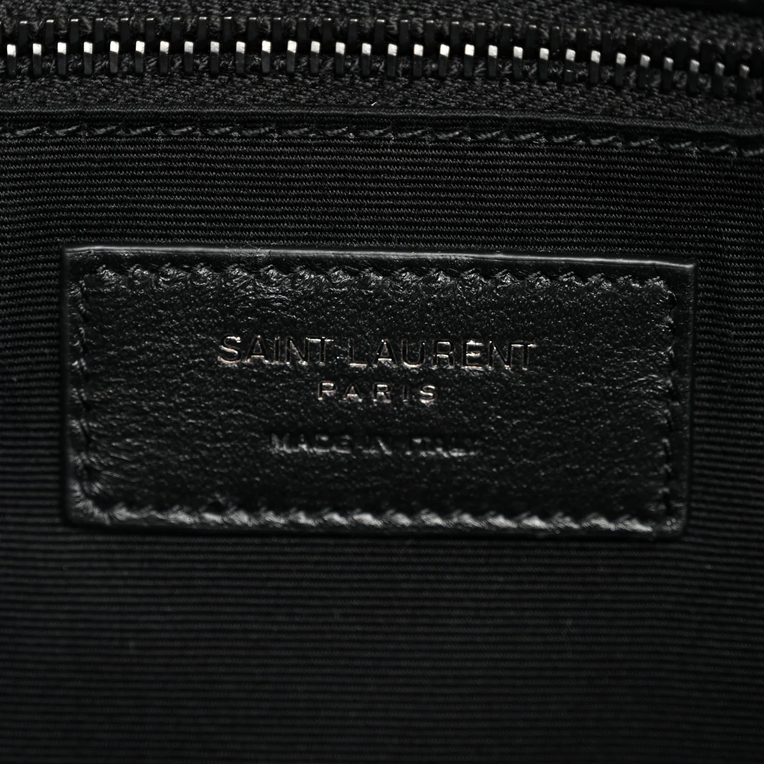 Crinkled Calfskin Matelasse Monogram Medium Niki Chain Satchel Black - Image 6