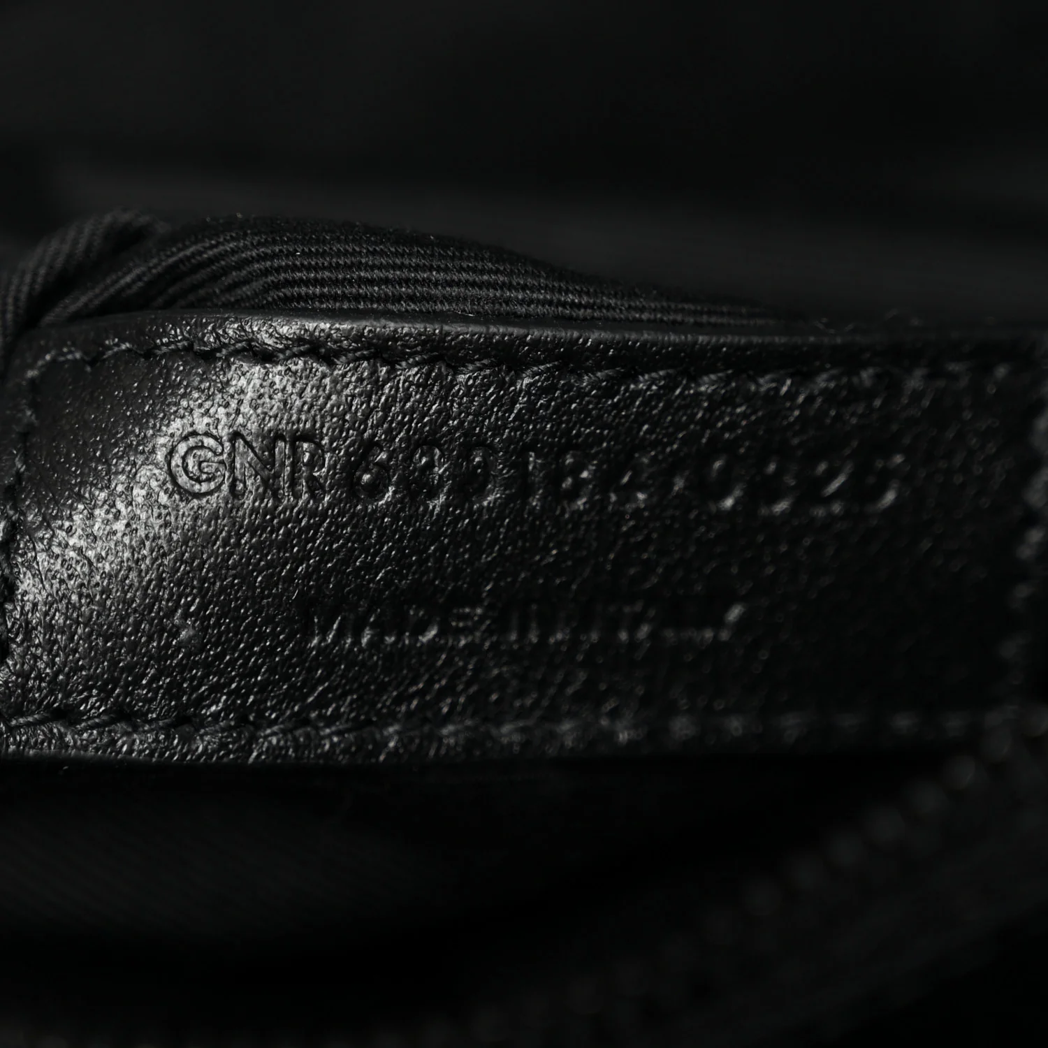 Crinkled Calfskin Matelasse Monogram Medium Niki Chain Satchel Black - Image 7