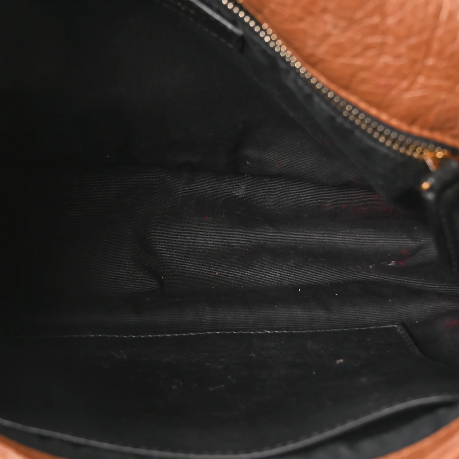 Crinkled Calfskin Matelasse Monogram Medium Niki Chain Satchel Caramel - Image 5