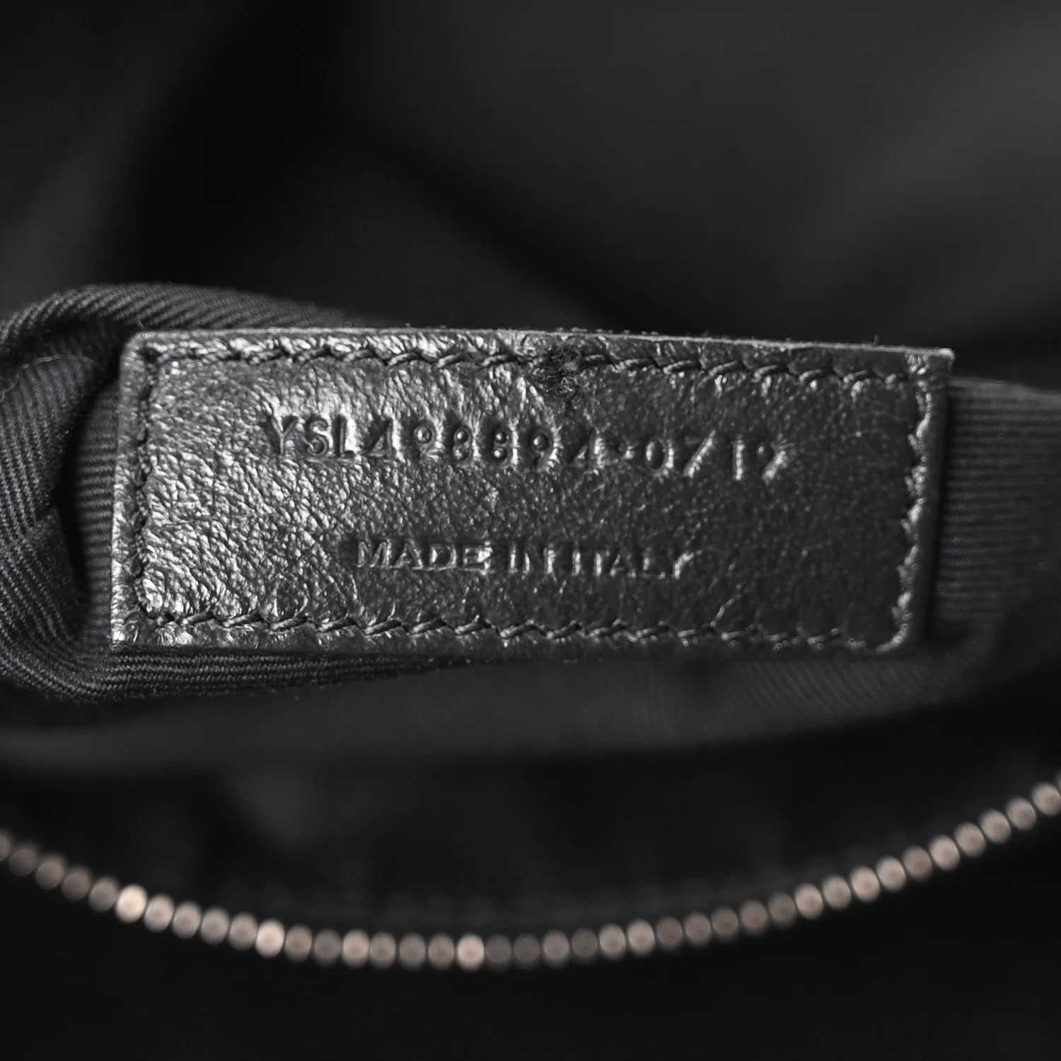 Crinkled Calfskin Matelasse Monogram Medium Niki Chain Satchel Dark Green - Image 7