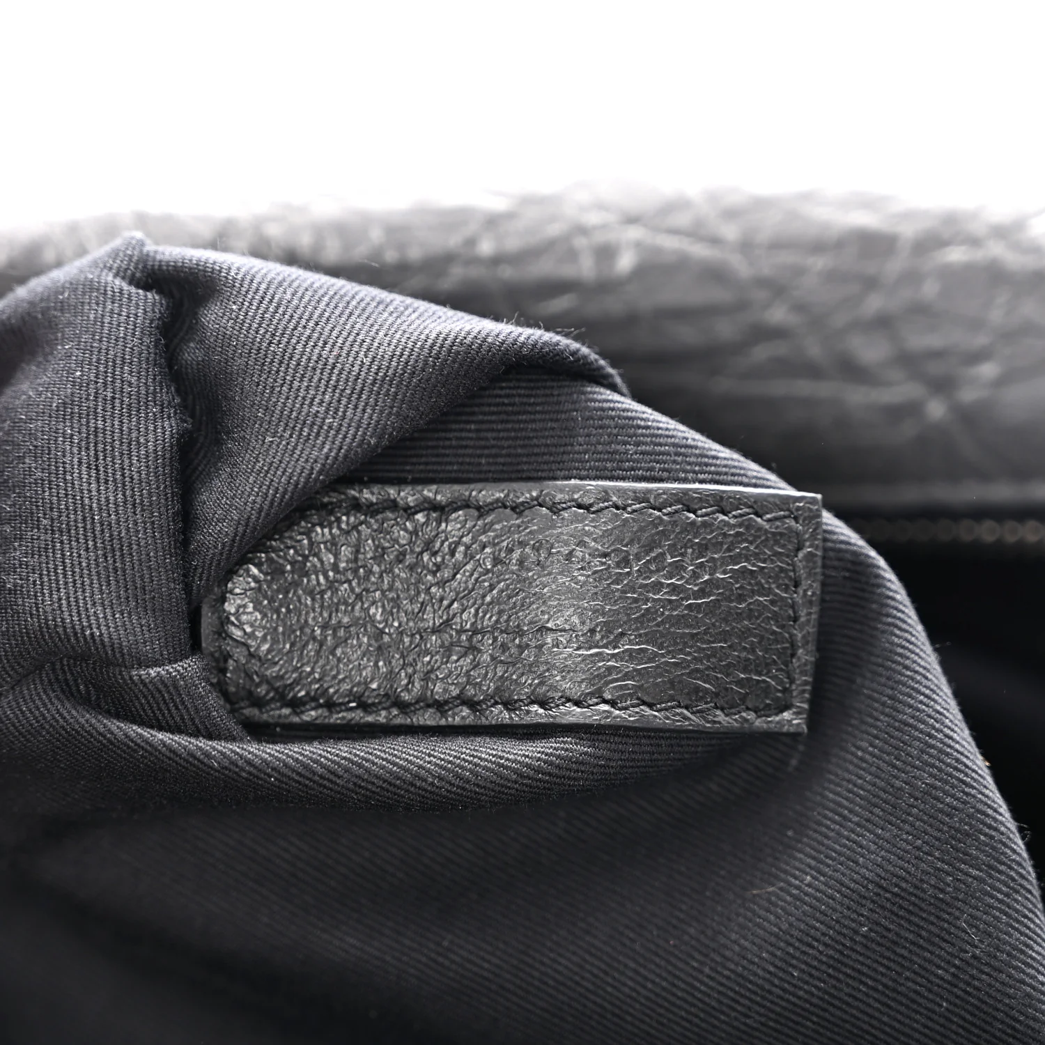 Crinkled Calfskin Matelasse Monogram Medium Niki Chain Satchel Fog - Image 7