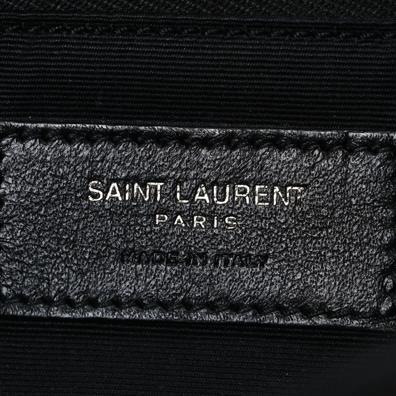 Crocodile Embossed Lambskin Monogram Medium Niki Chain Satchel Black - Image 6