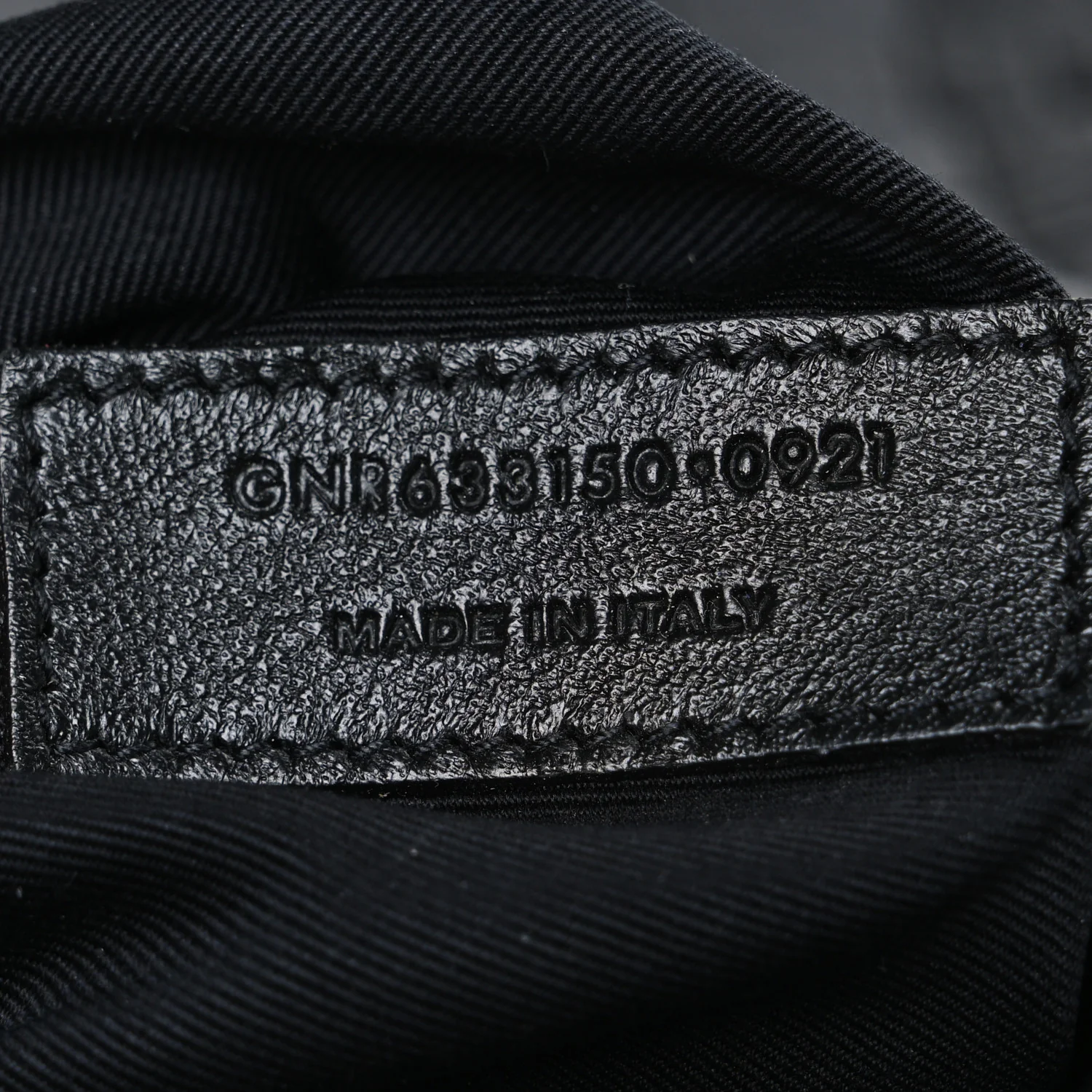 Crocodile Embossed Lambskin Monogram Medium Niki Chain Satchel Black - Image 7