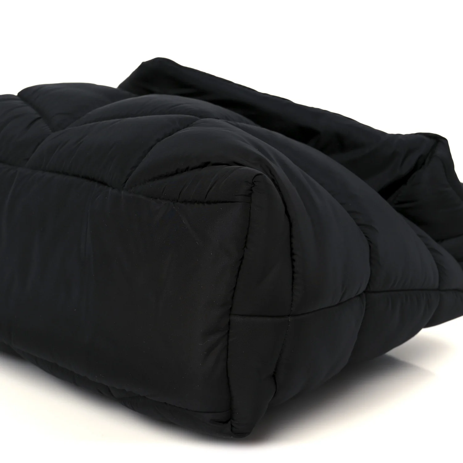 Econyl Nylon Lou Puffer Messenger Black - Image 10