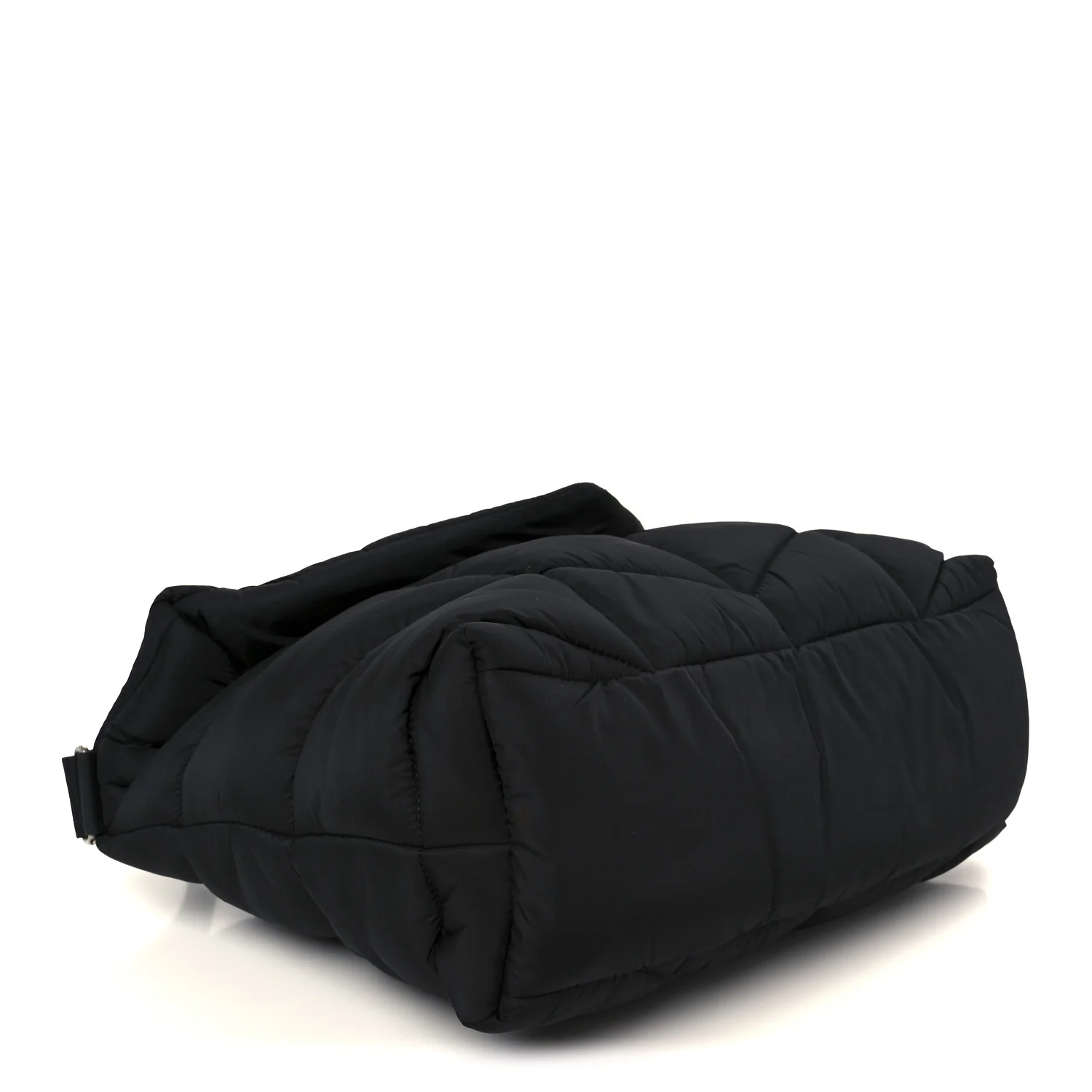 Econyl Nylon Lou Puffer Messenger Black - Image 4