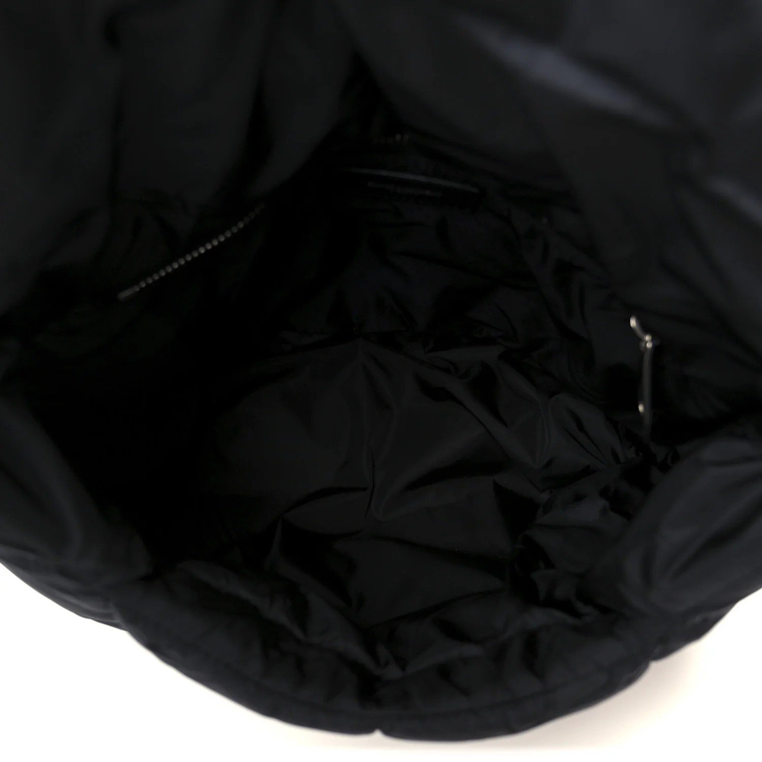 Econyl Nylon Lou Puffer Messenger Black - Image 5