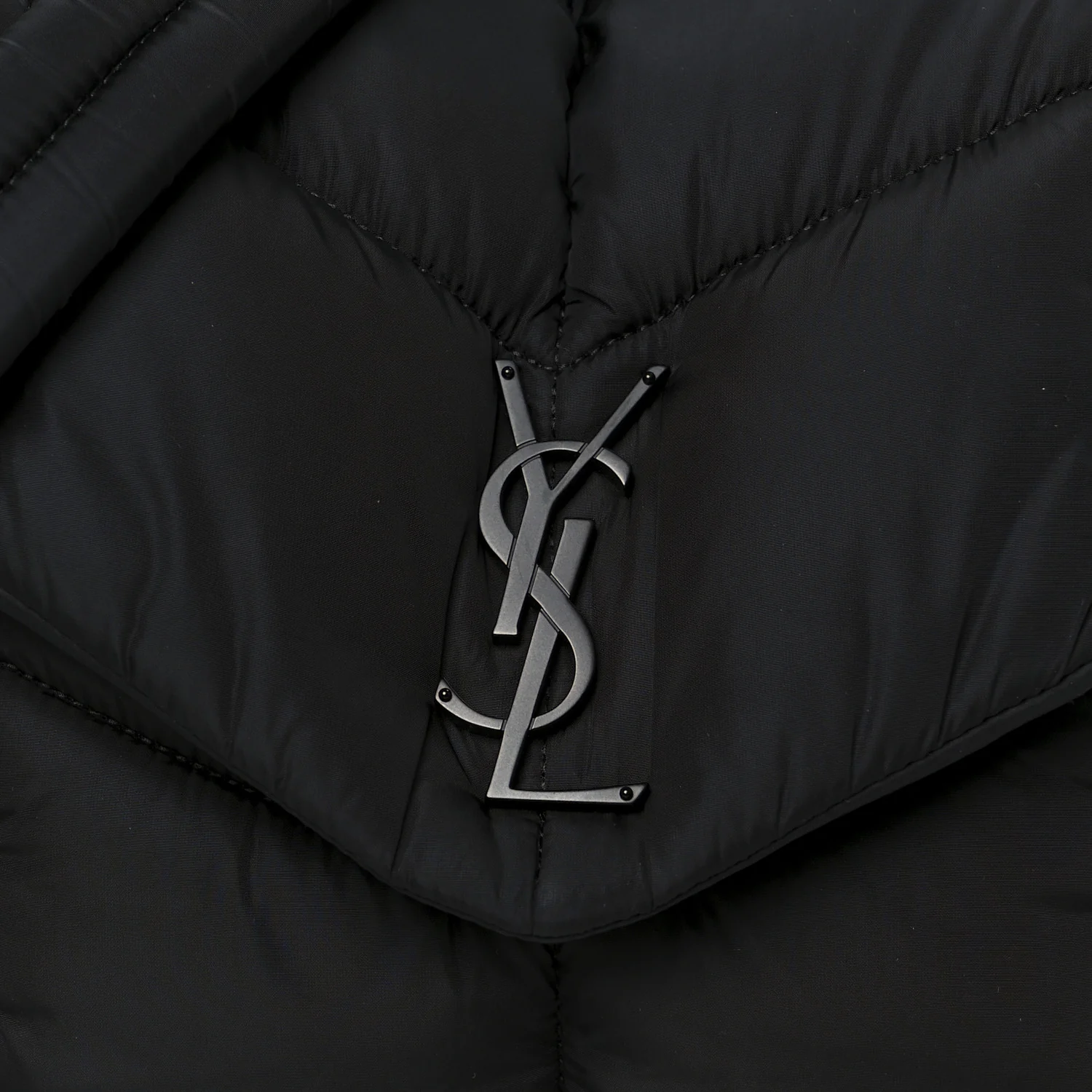 Econyl Nylon Lou Puffer Messenger Black - Image 8