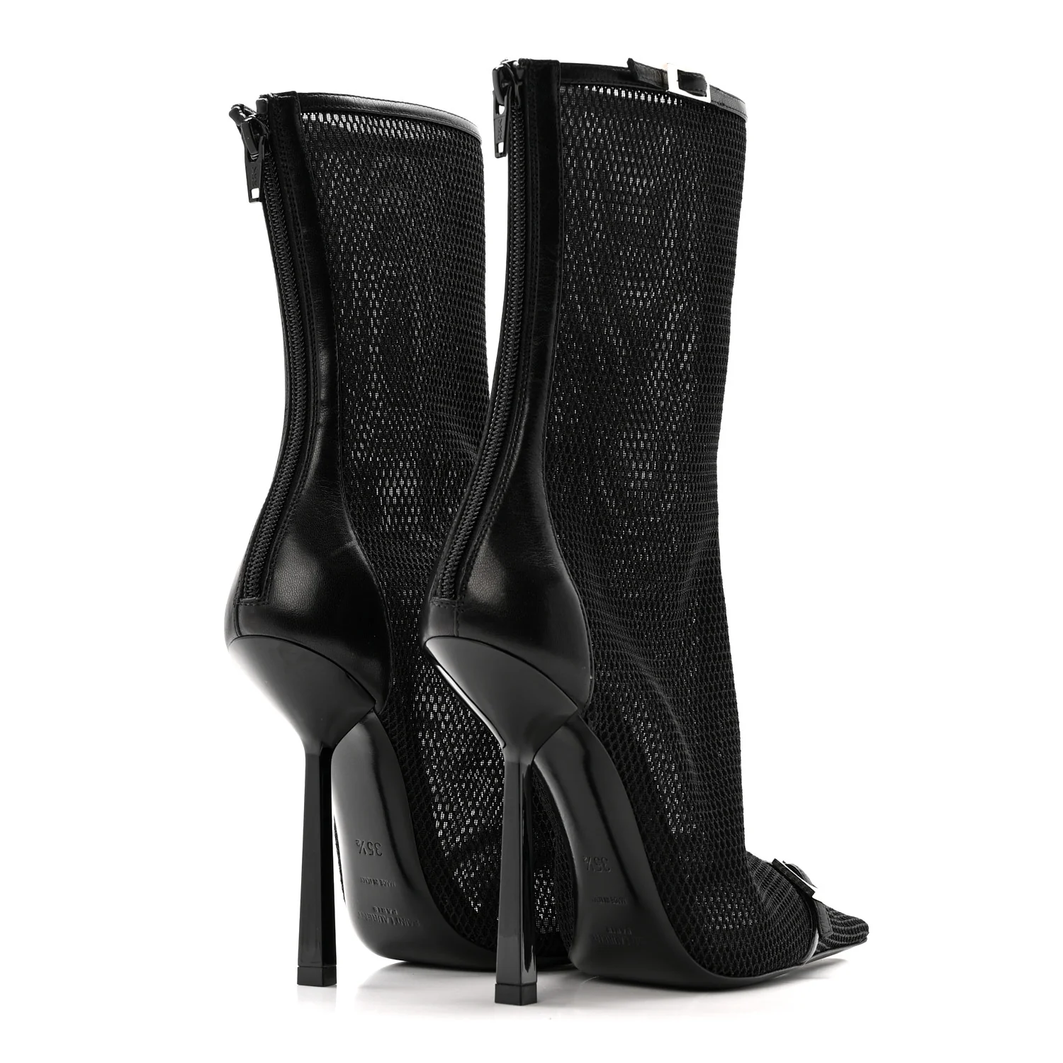 Elba Applique Tulle Aston 115 Boots 35.5 Black - Image 5