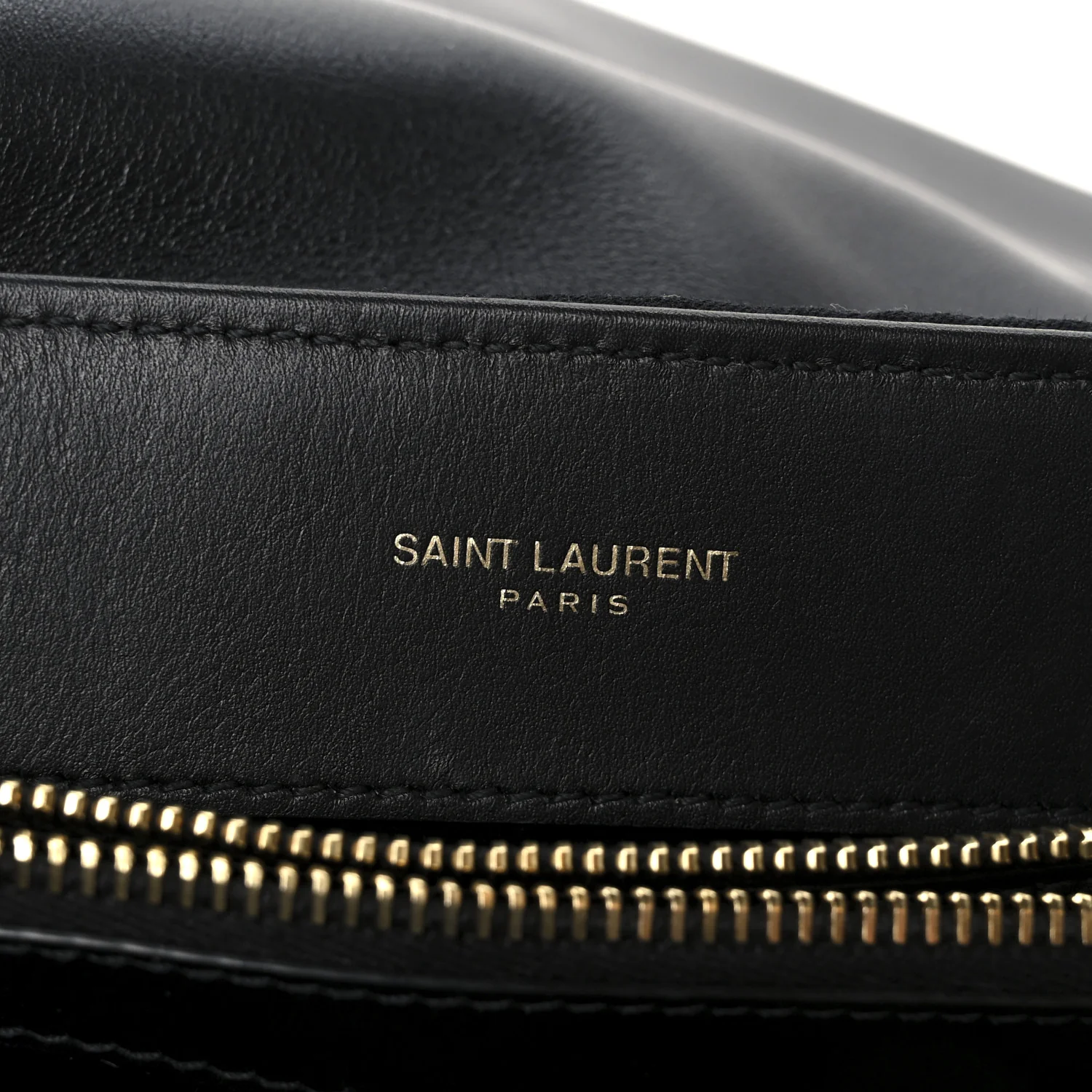 Fabric Y Quilted Monogram Small Loulou Chain Satchel Black - Image 6