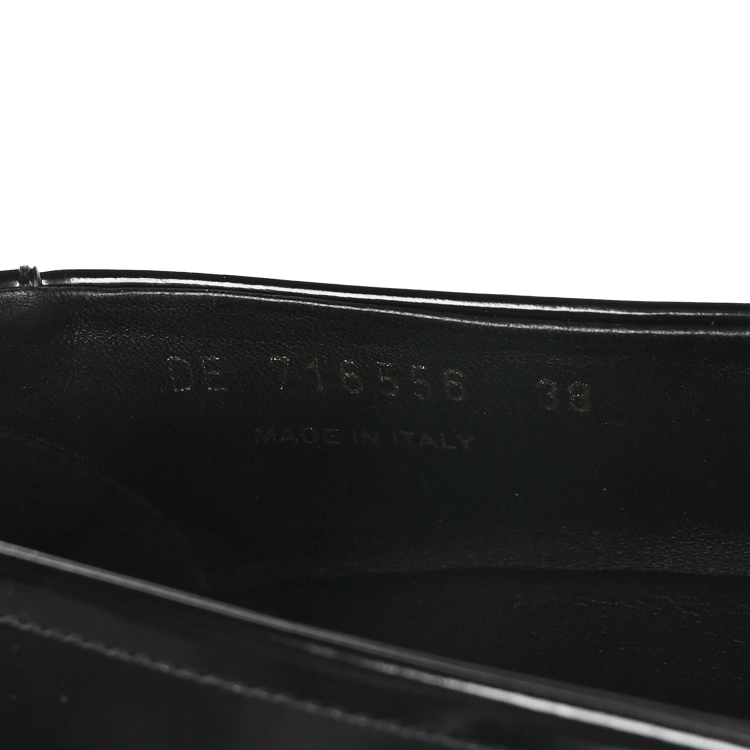 Glazed Calfskin Chunky Le Loafer Penny Slippers 38 Black - Image 7