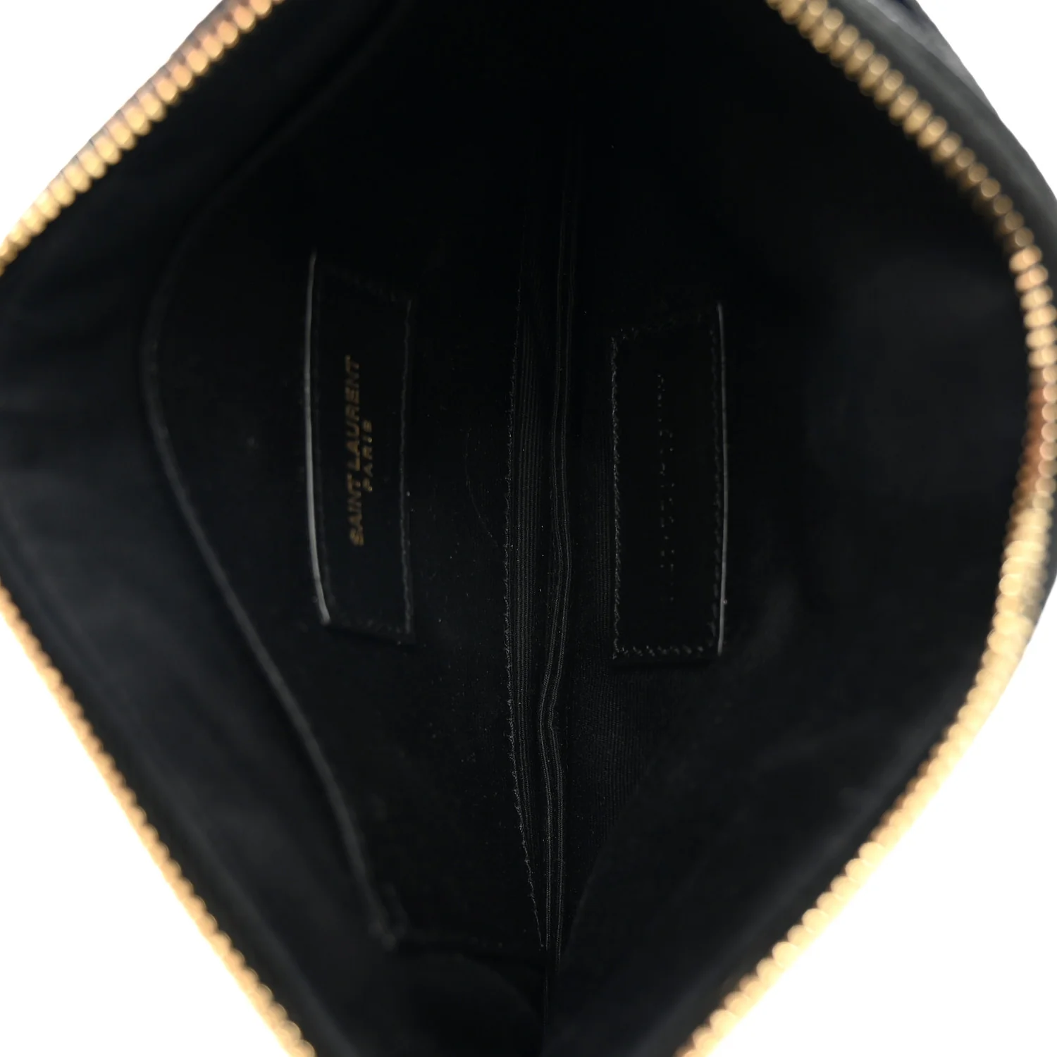 Grain De Poudre Chevron Monogram Bill Pouch Black - Image 5