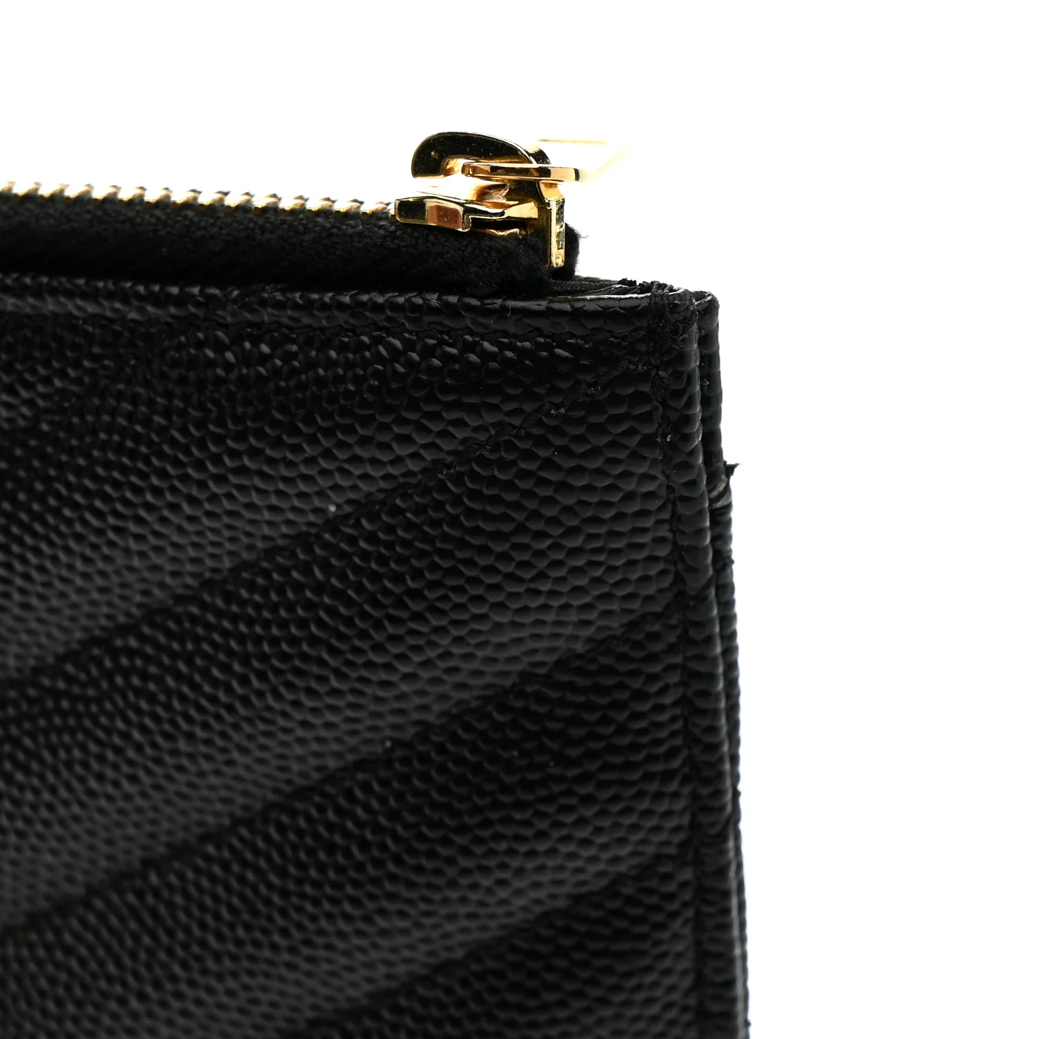 Grain De Poudre Chevron Monogram Bill Pouch Black - Image 8