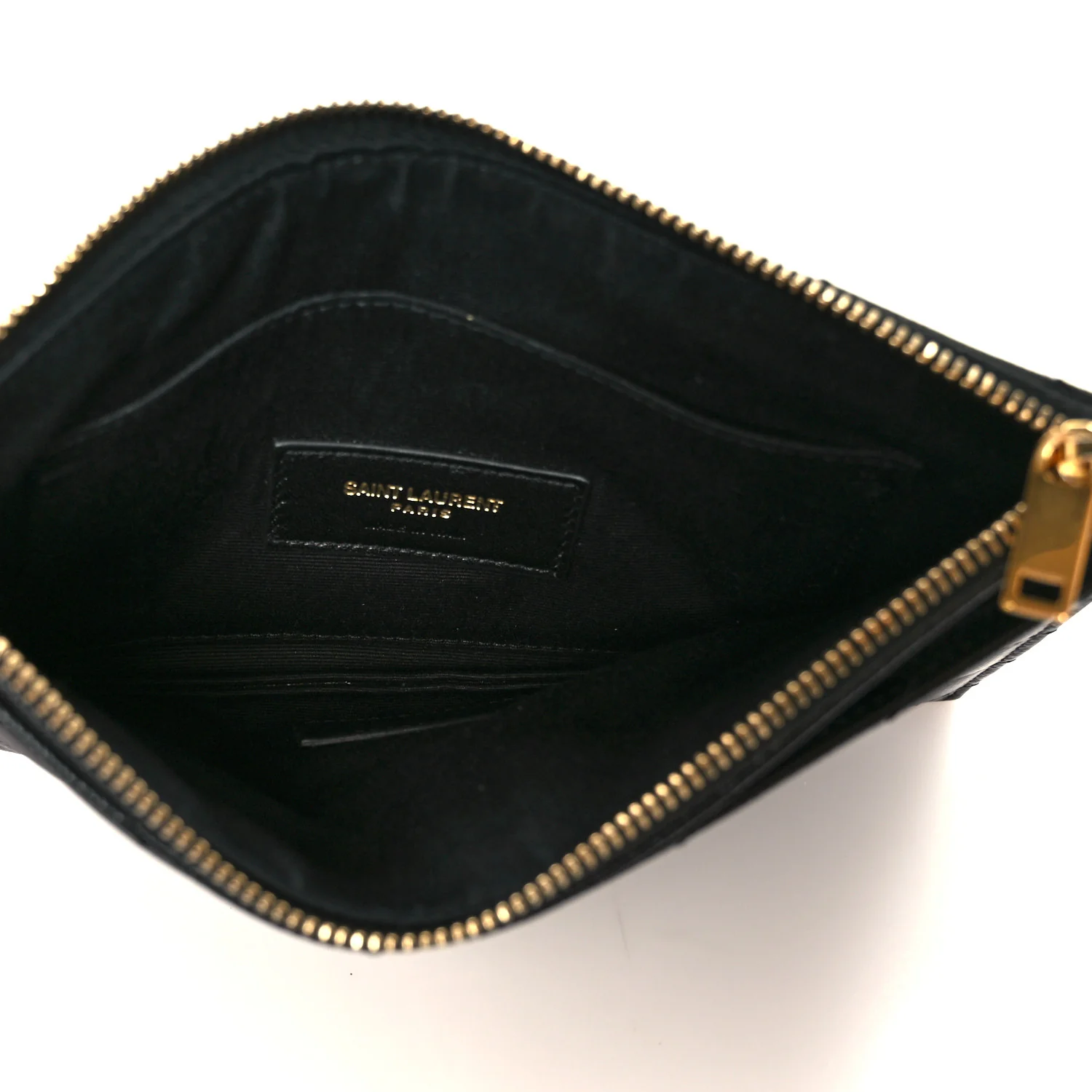 Grain De Poudre Chevron Monogram Bill Pouch Black - Image 5
