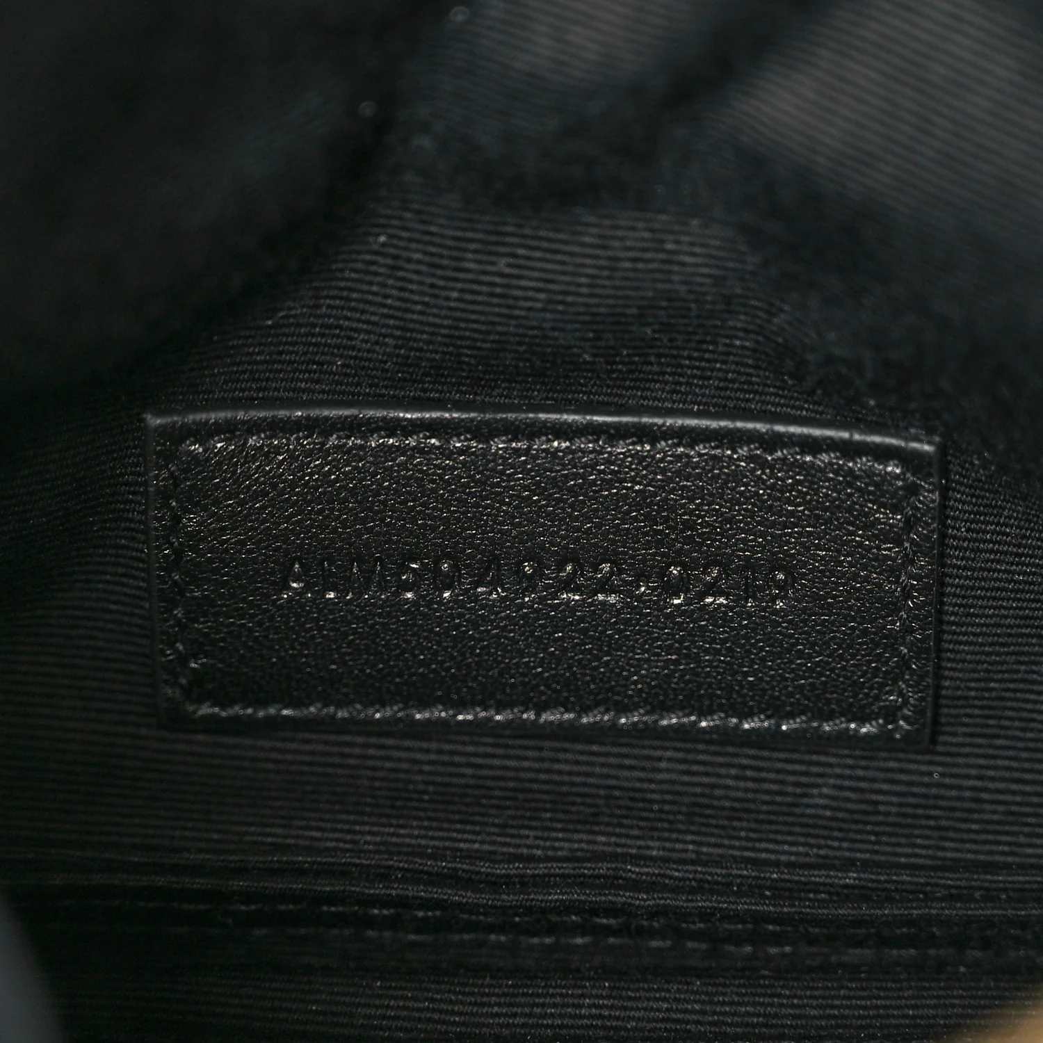 Grain De Poudre Chevron Monogram Bill Pouch Black - Image 7