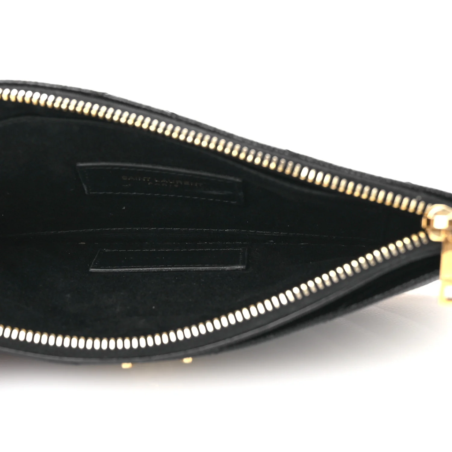 Grain De Poudre Chevron Monogram Bill Pouch Black - Image 5