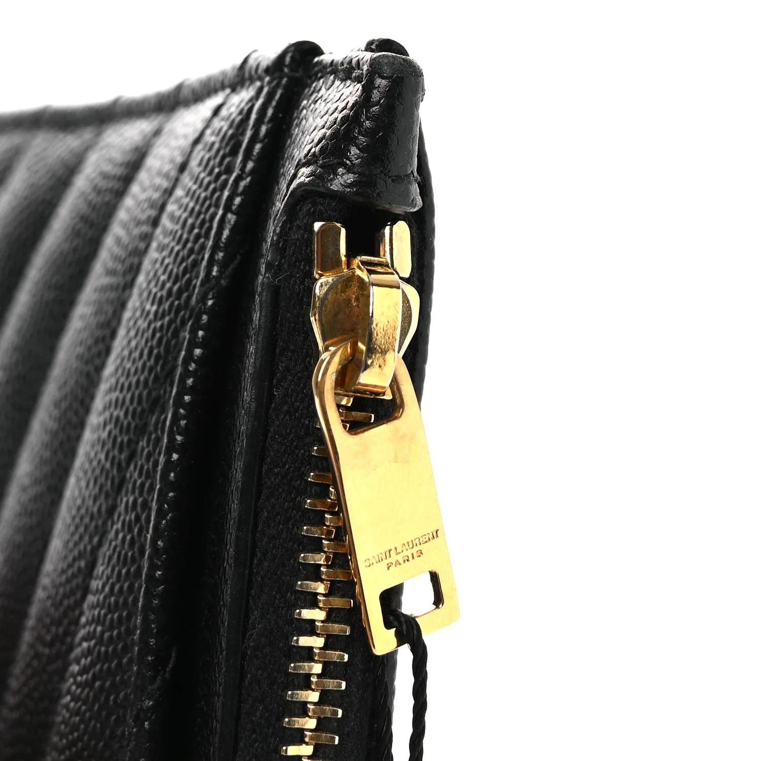 Grain De Poudre Chevron Monogram Bill Pouch Black - Image 9