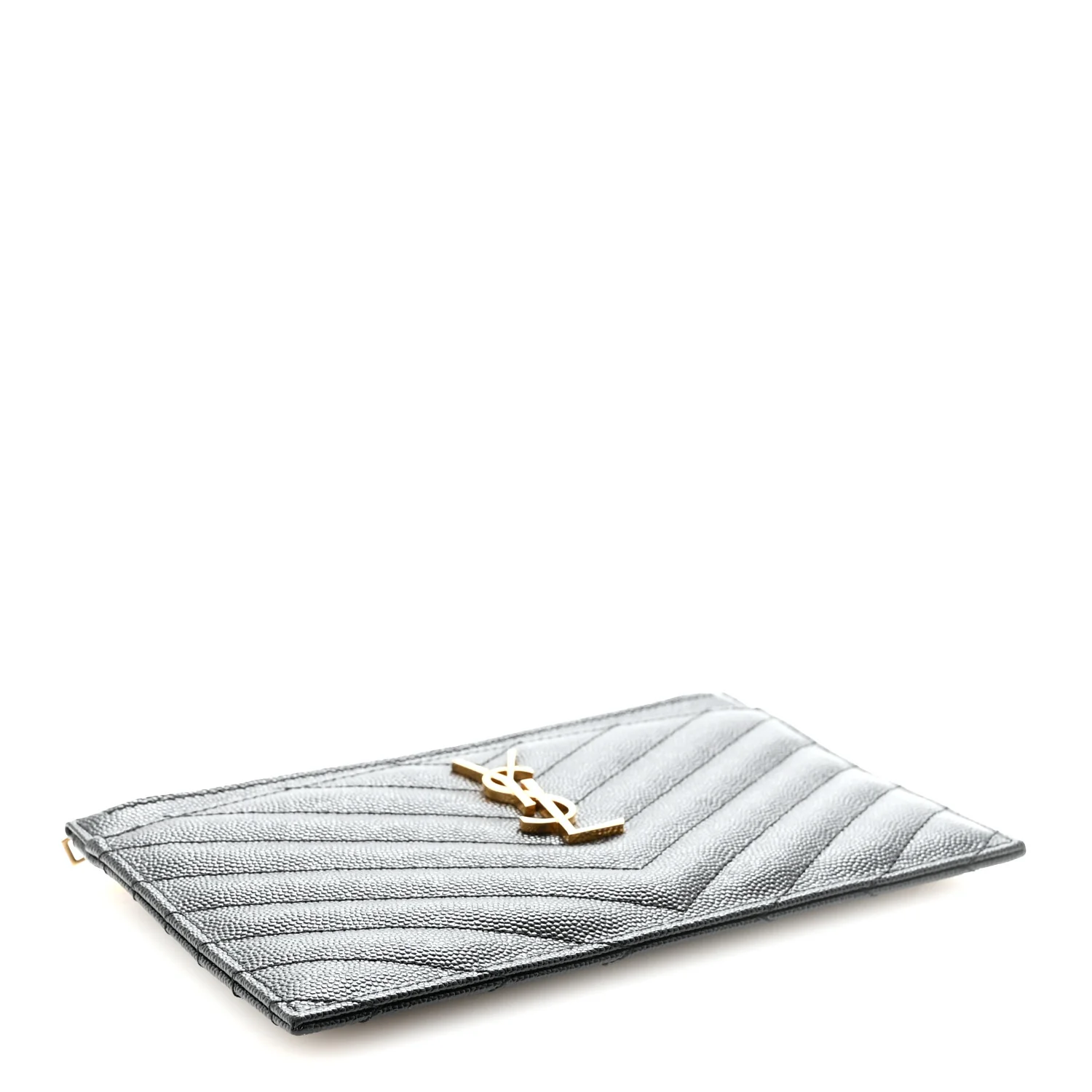 Grain De Poudre Chevron Monogram Bill Pouch Black - Image 4