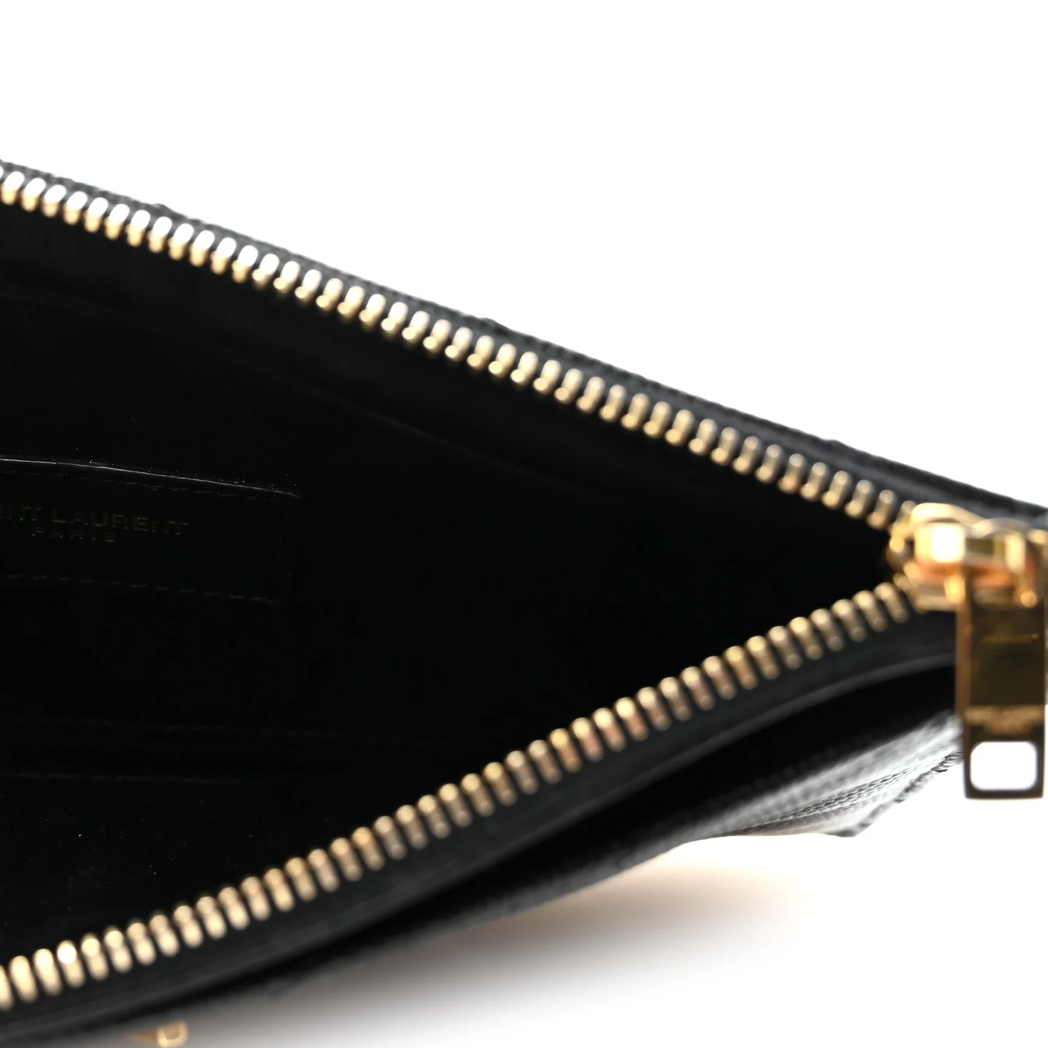 Grain De Poudre Chevron Monogram Bill Pouch Black - Image 5