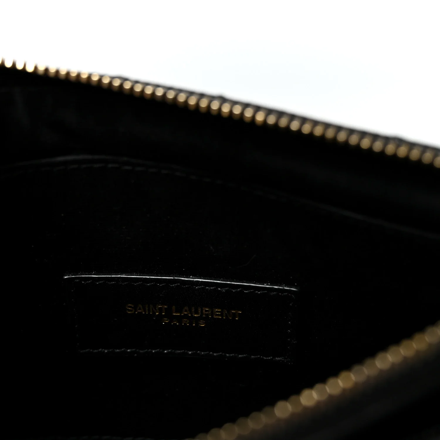 Grain De Poudre Chevron Monogram Bill Pouch Black - Image 6
