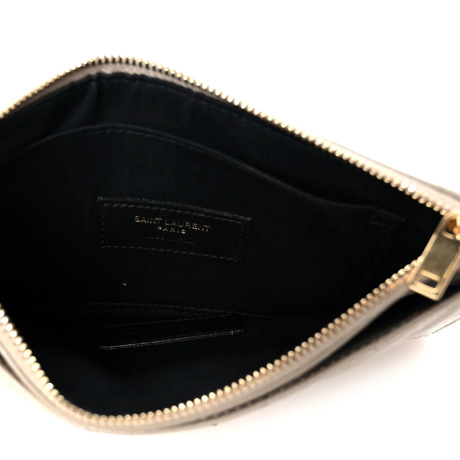 Grain De Poudre Chevron Monogram Bill Pouch Sea Salt - Image 5