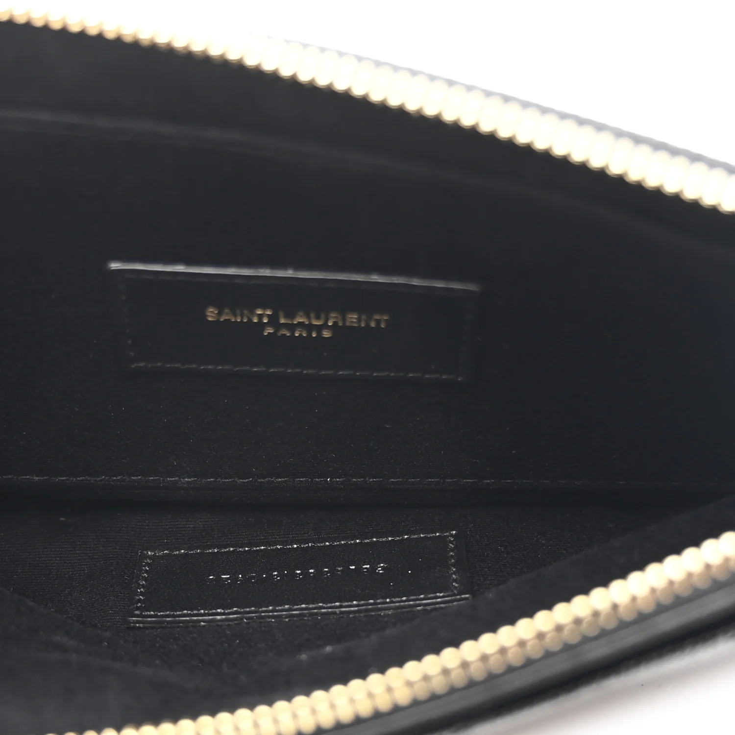 Grain De Poudre Chevron Monogram Large Bill Pouch Black - Image 5