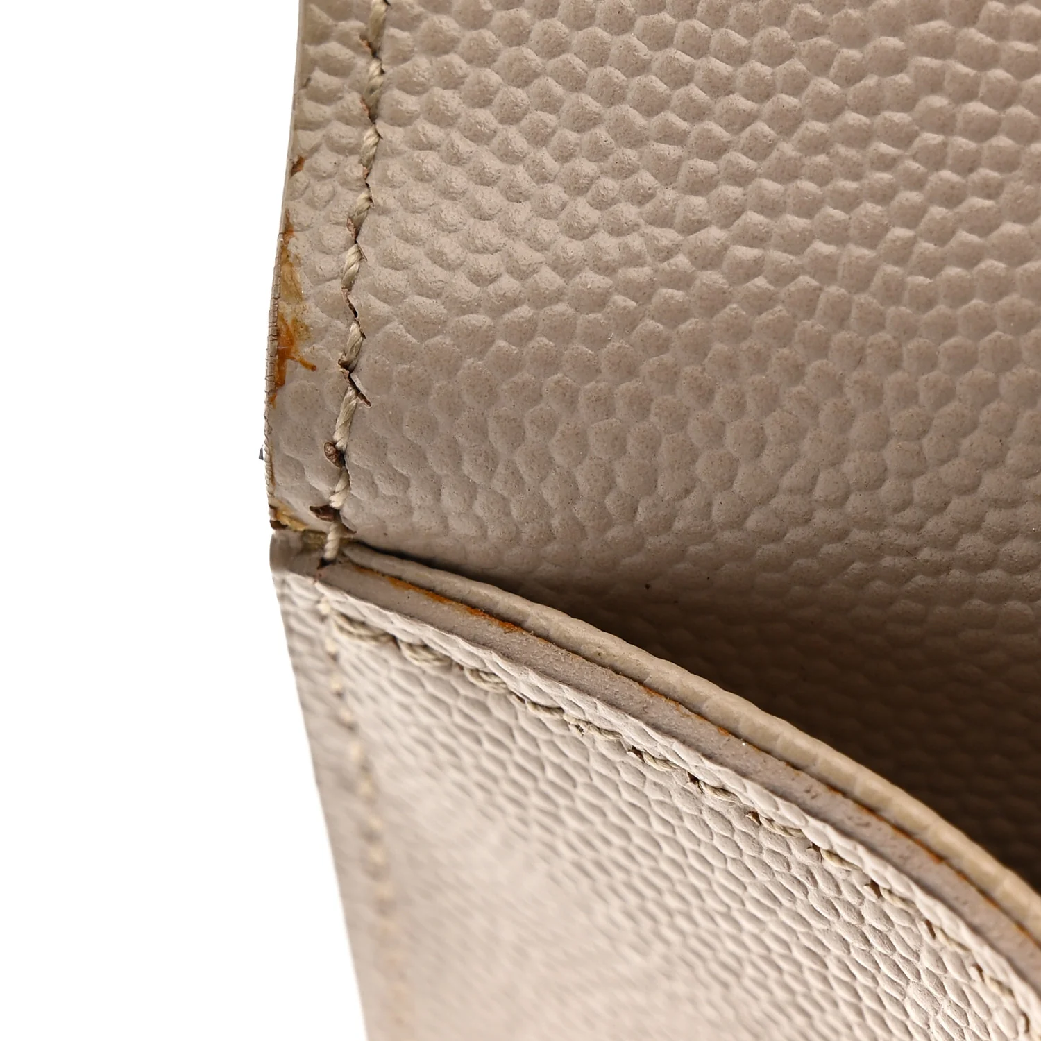 Grain De Poudre Classic Kate Monogram Clutch Nude Powder - Image 9